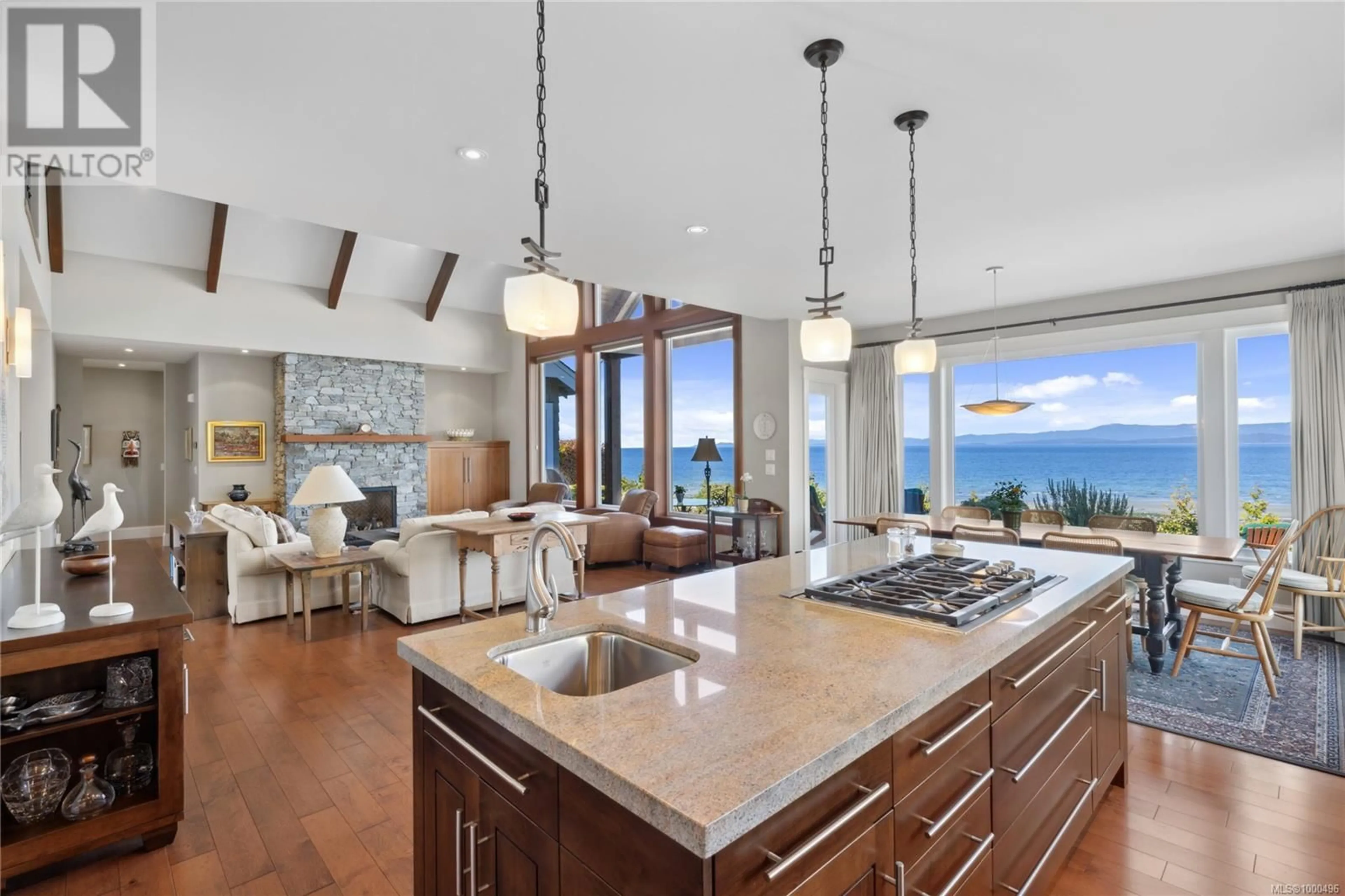 Open concept kitchen, ceramic/tile floor for 927 BLUFFS DRIVE, Qualicum Beach British Columbia V9K0A2