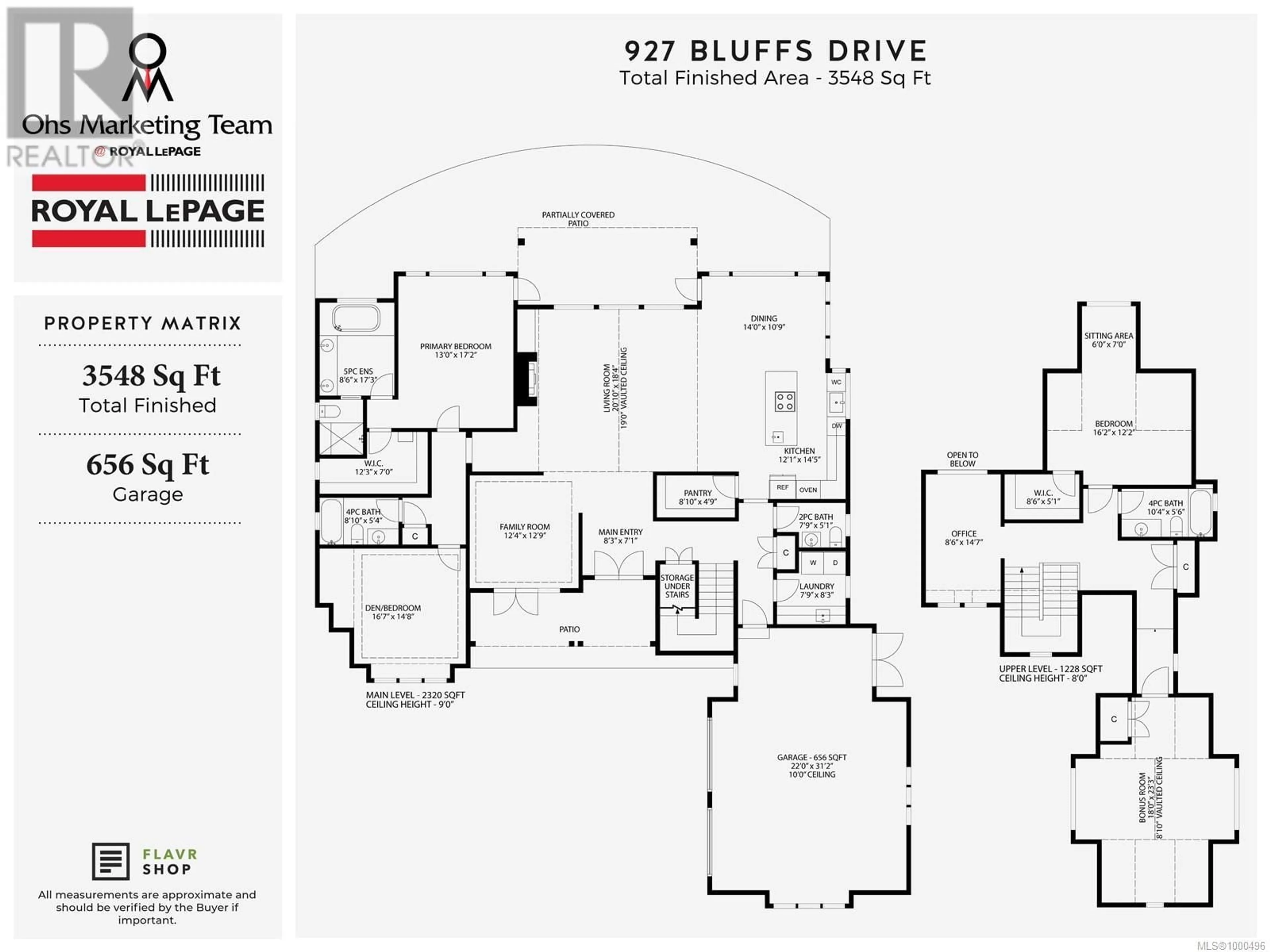 Floor plan for 927 BLUFFS DRIVE, Qualicum Beach British Columbia V9K0A2