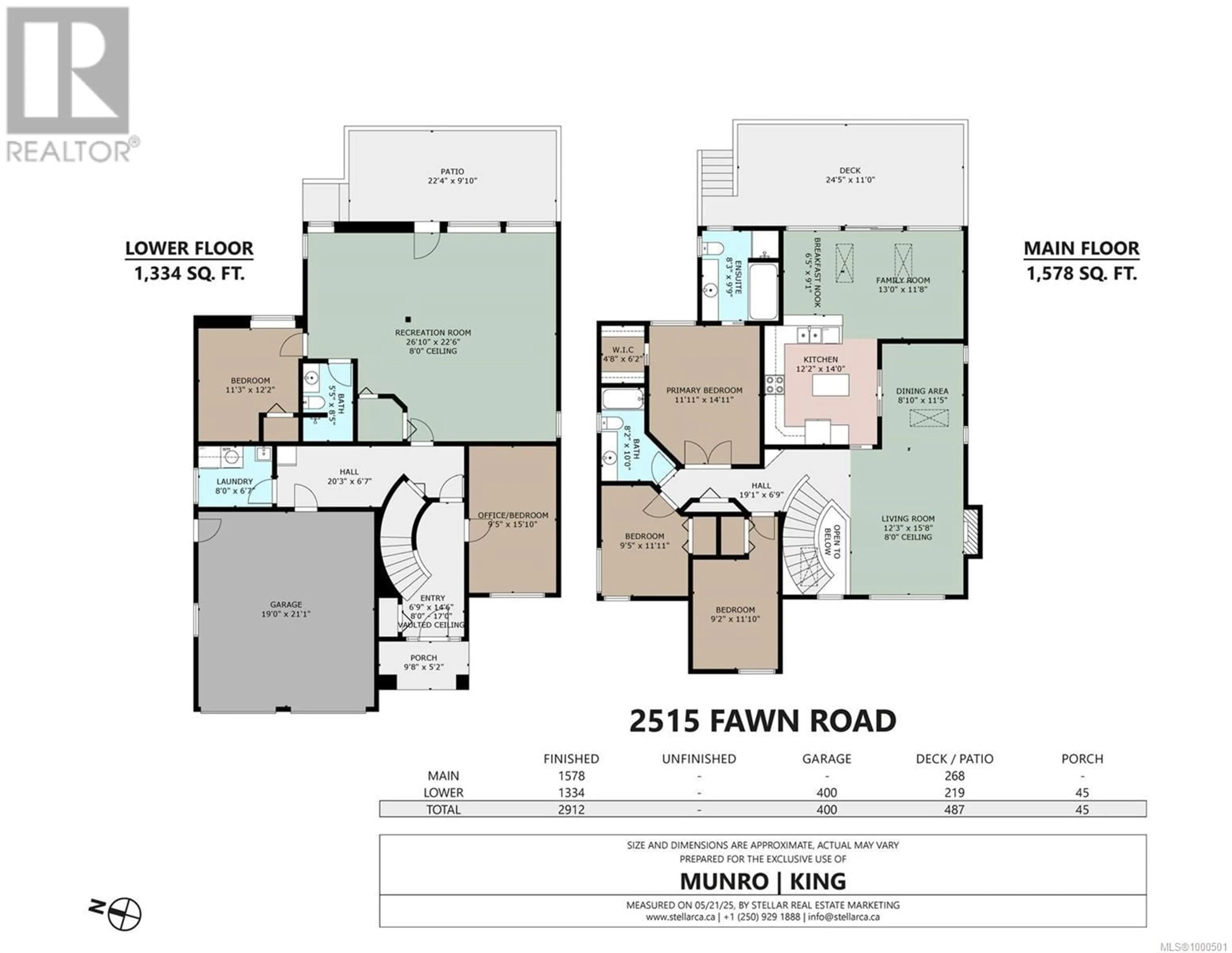 Floor plan for 2515 FAWN ROAD, Mill Bay British Columbia V8H1B2