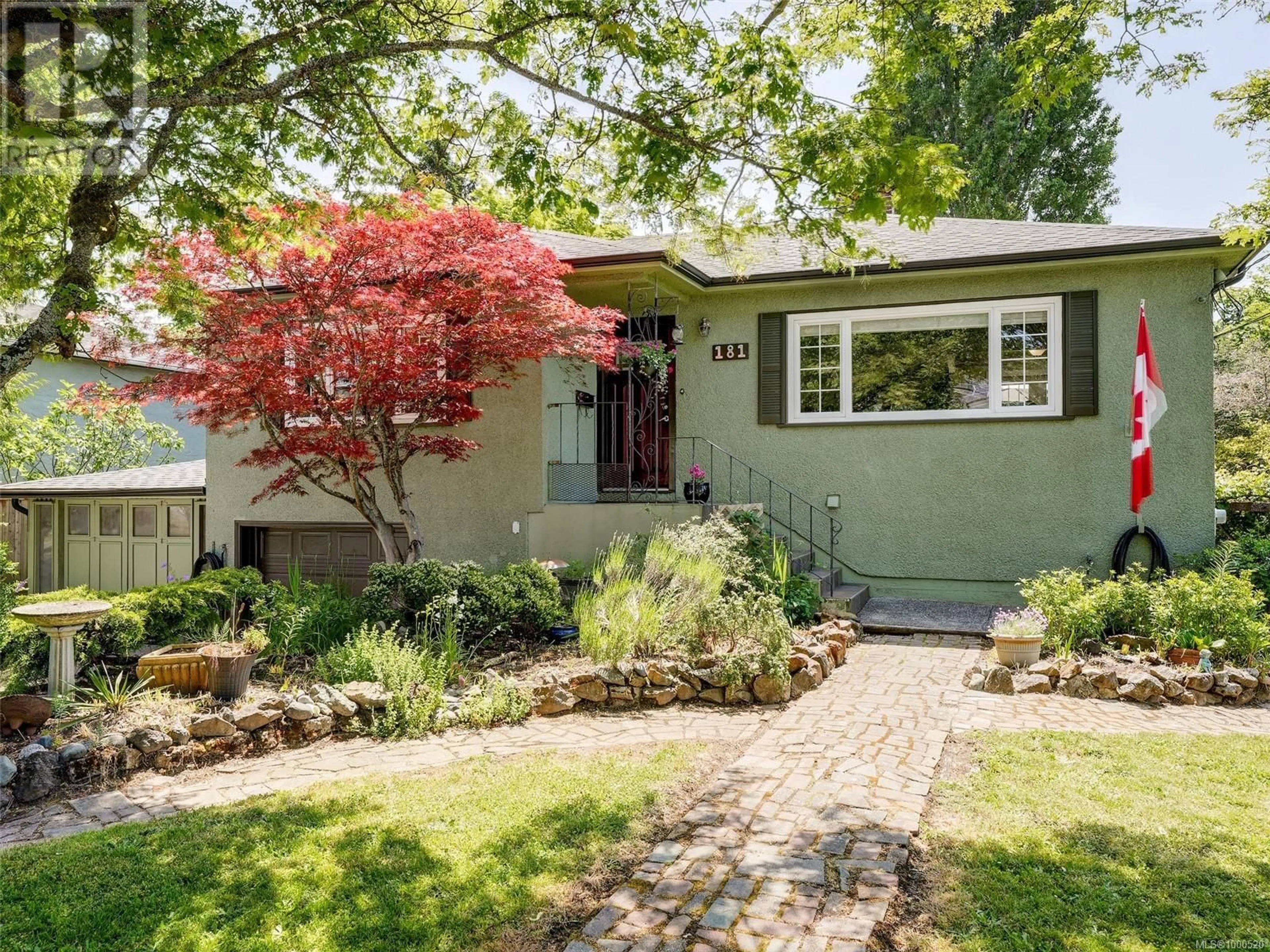 Home with brick exterior material, street for 181 HOMER ROAD, Saanich British Columbia V8Z1V7