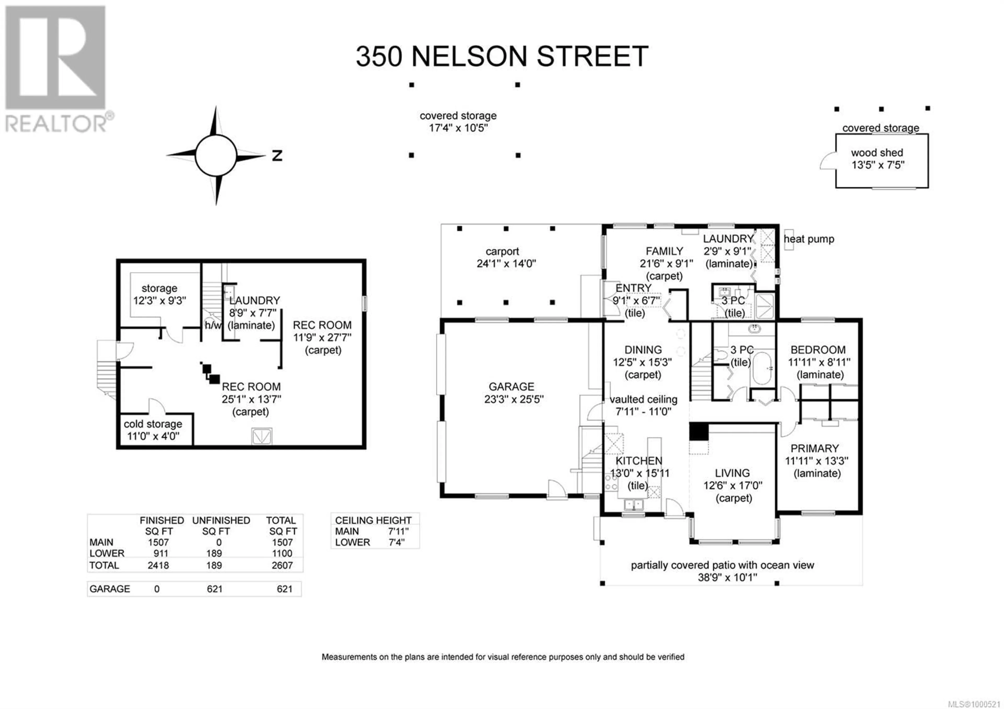 Floor plan for 350 NELSON STREET, Union Bay British Columbia V0R3B0