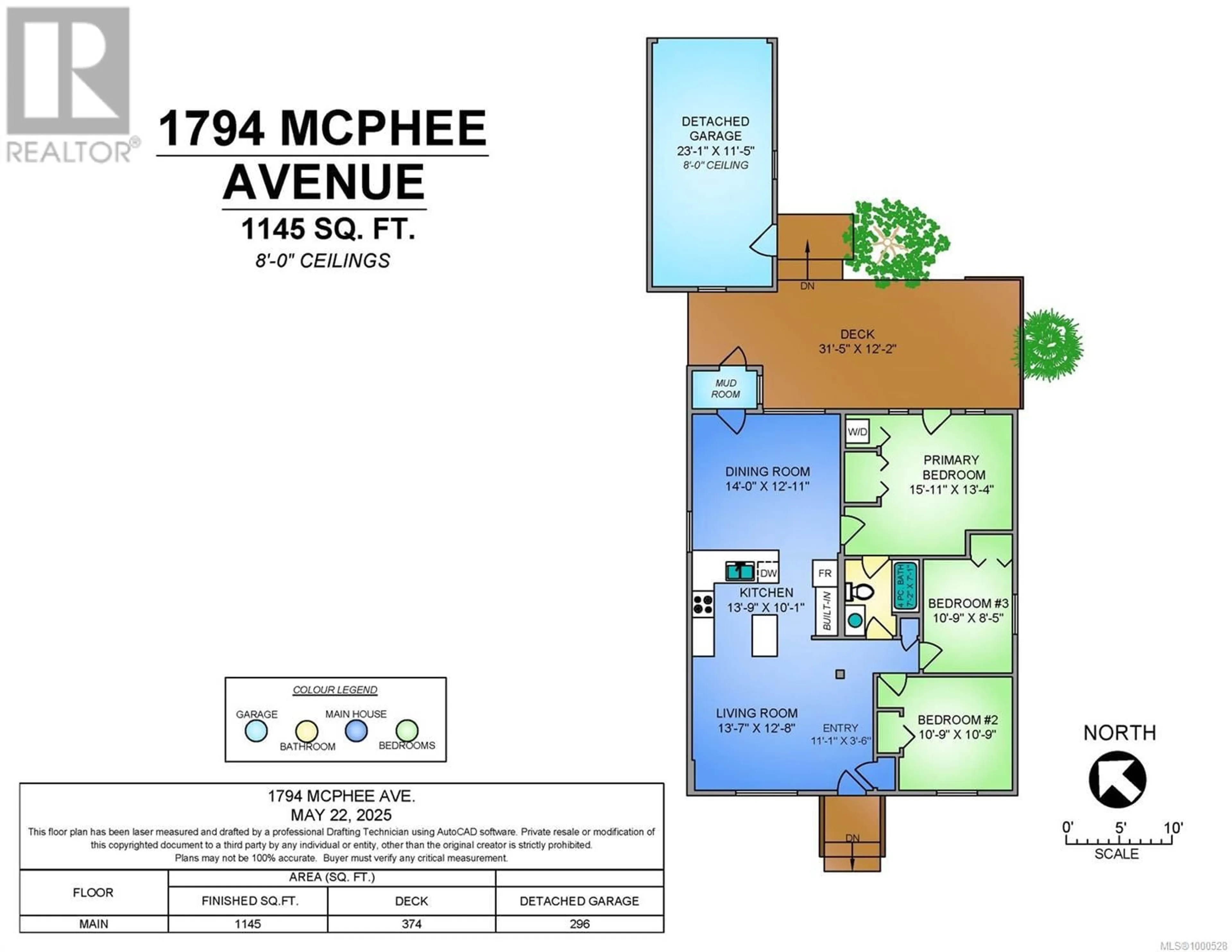Floor plan for 1794 MCPHEE AVENUE, Courtenay British Columbia V9N3A8