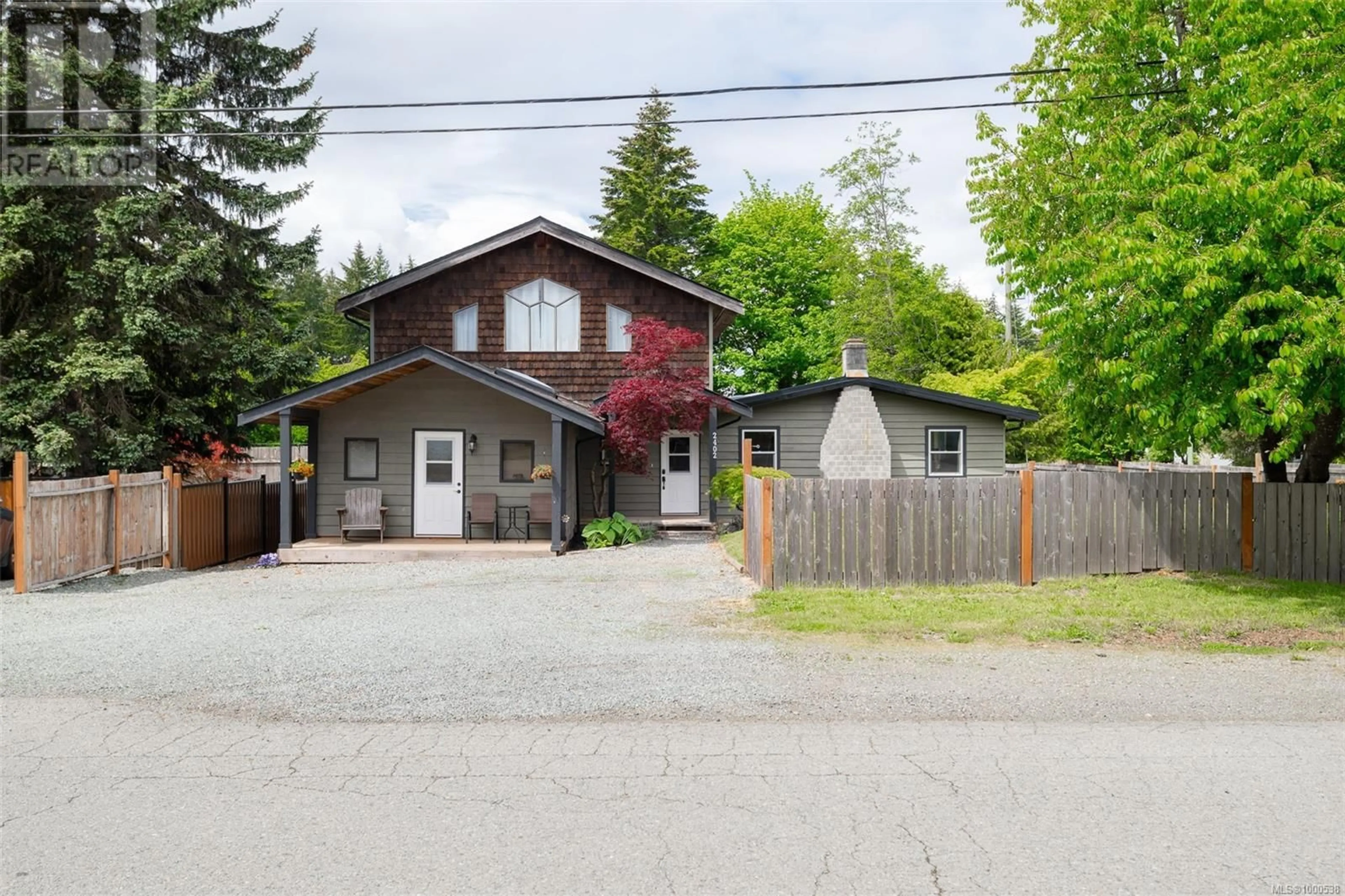 A pic from outside/outdoor area/front of a property/back of a property/a pic from drone, street for 2402 OLD NANAIMO HIGHWAY, Port Alberni British Columbia V9Y8P6
