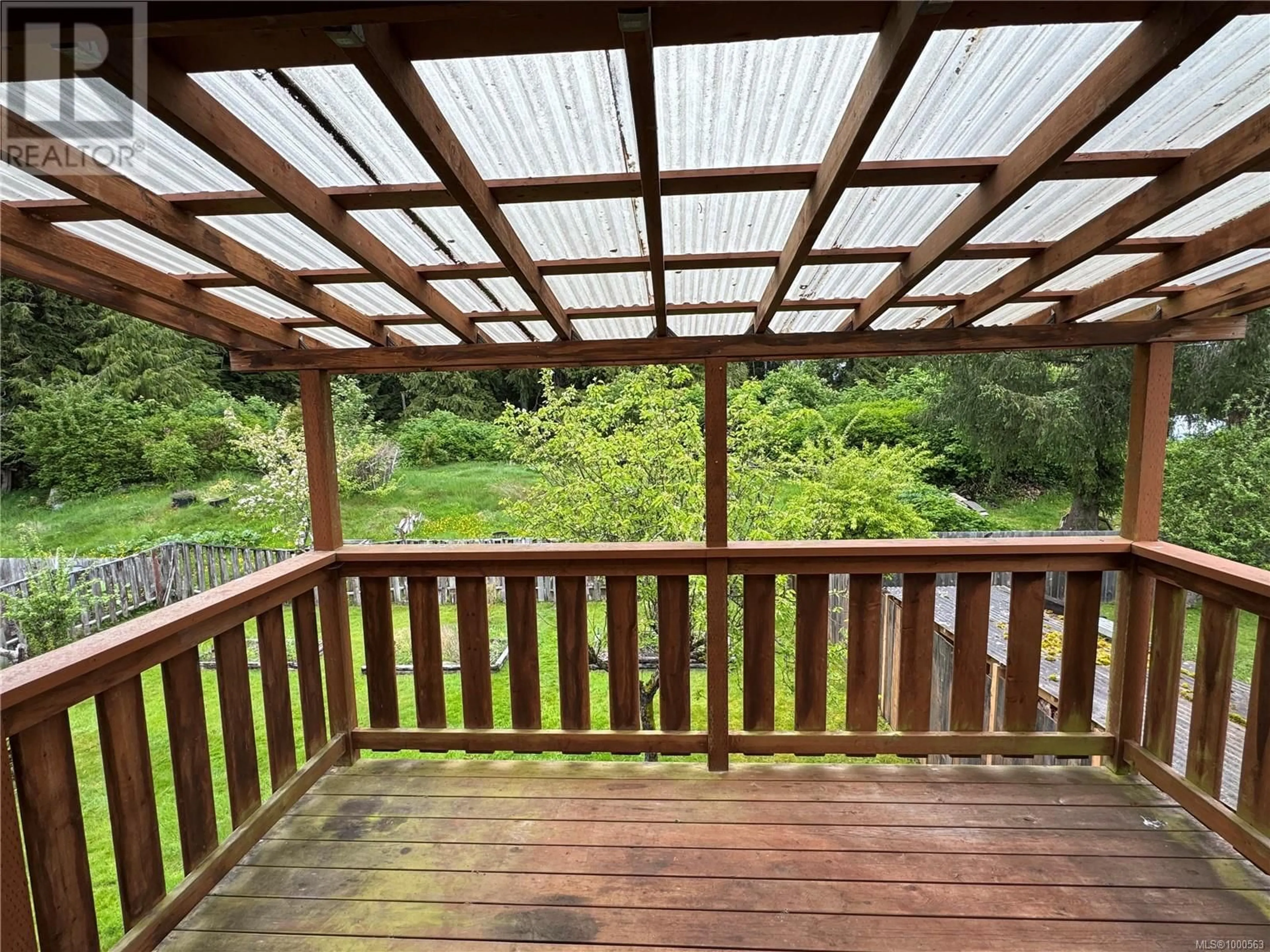 Patio, forest/trees view for 7805 DAPHNE STREET, Port Hardy British Columbia V0N2P0