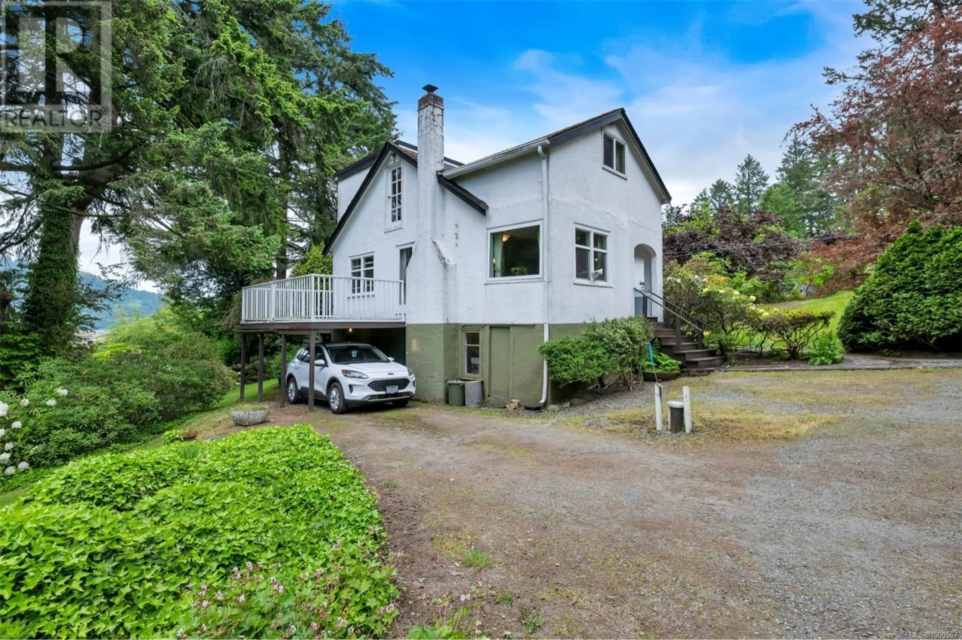 A pic from outside/outdoor area/front of a property/back of a property/a pic from drone, unknown for 2130 COWICHAN BAY ROAD, Cowichan Bay British Columbia V0R1N1
