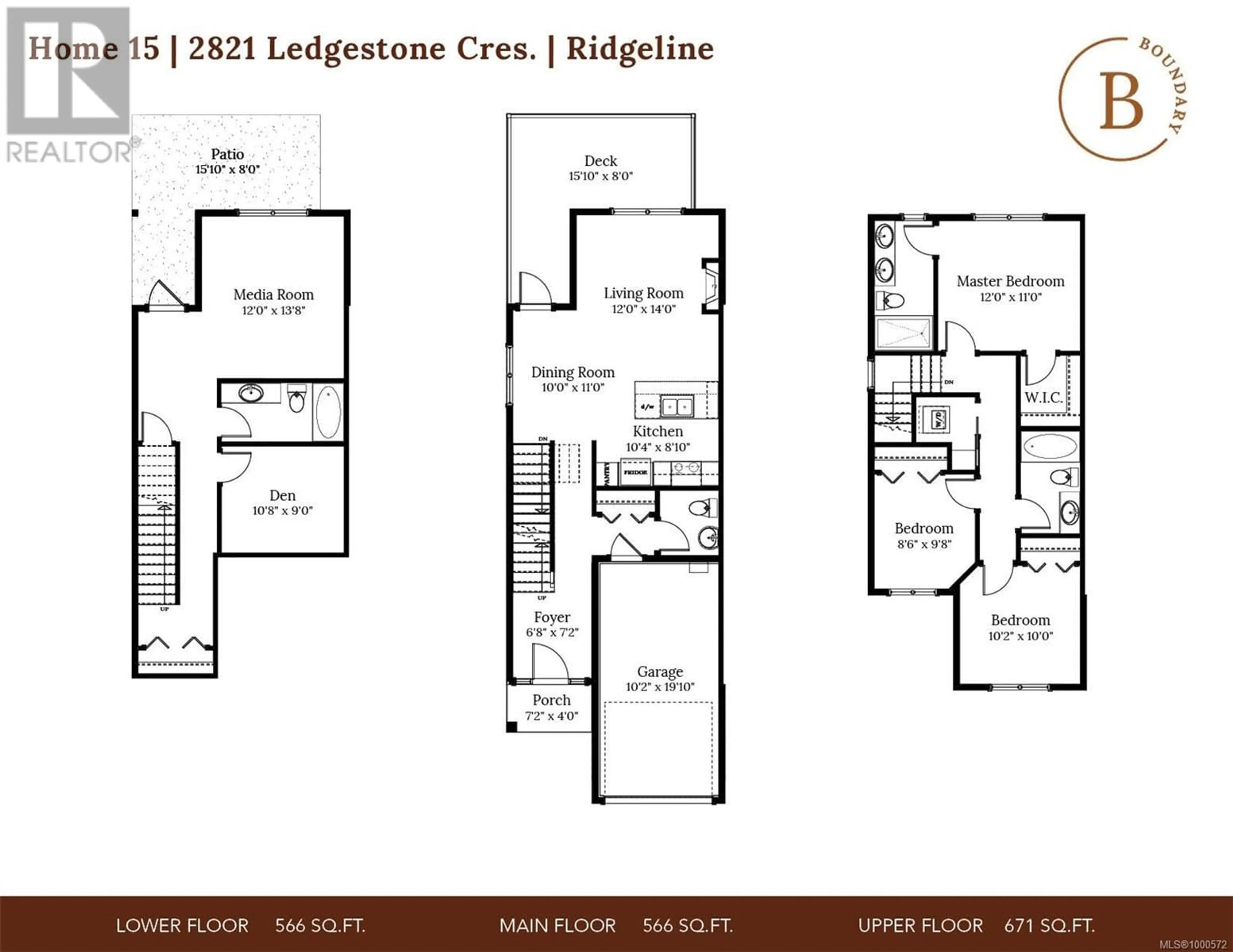 Floor plan for 2821 LEDGESTONE CRESCENT, Langford British Columbia V9B7C3