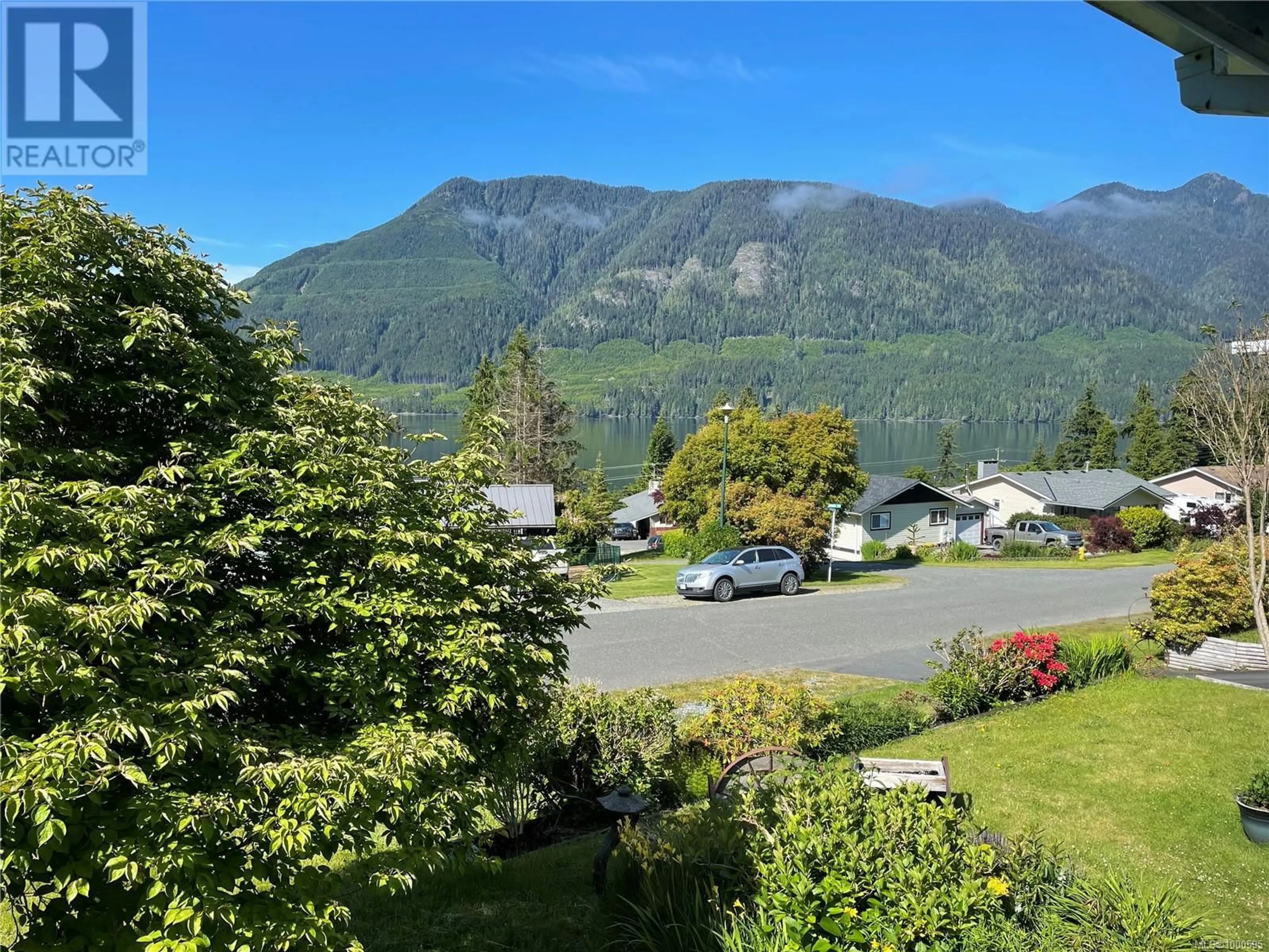 A pic from outside/outdoor area/front of a property/back of a property/a pic from drone, mountain view for 1163 MAQUINNA AVENUE, Port Alice British Columbia V0N2N0