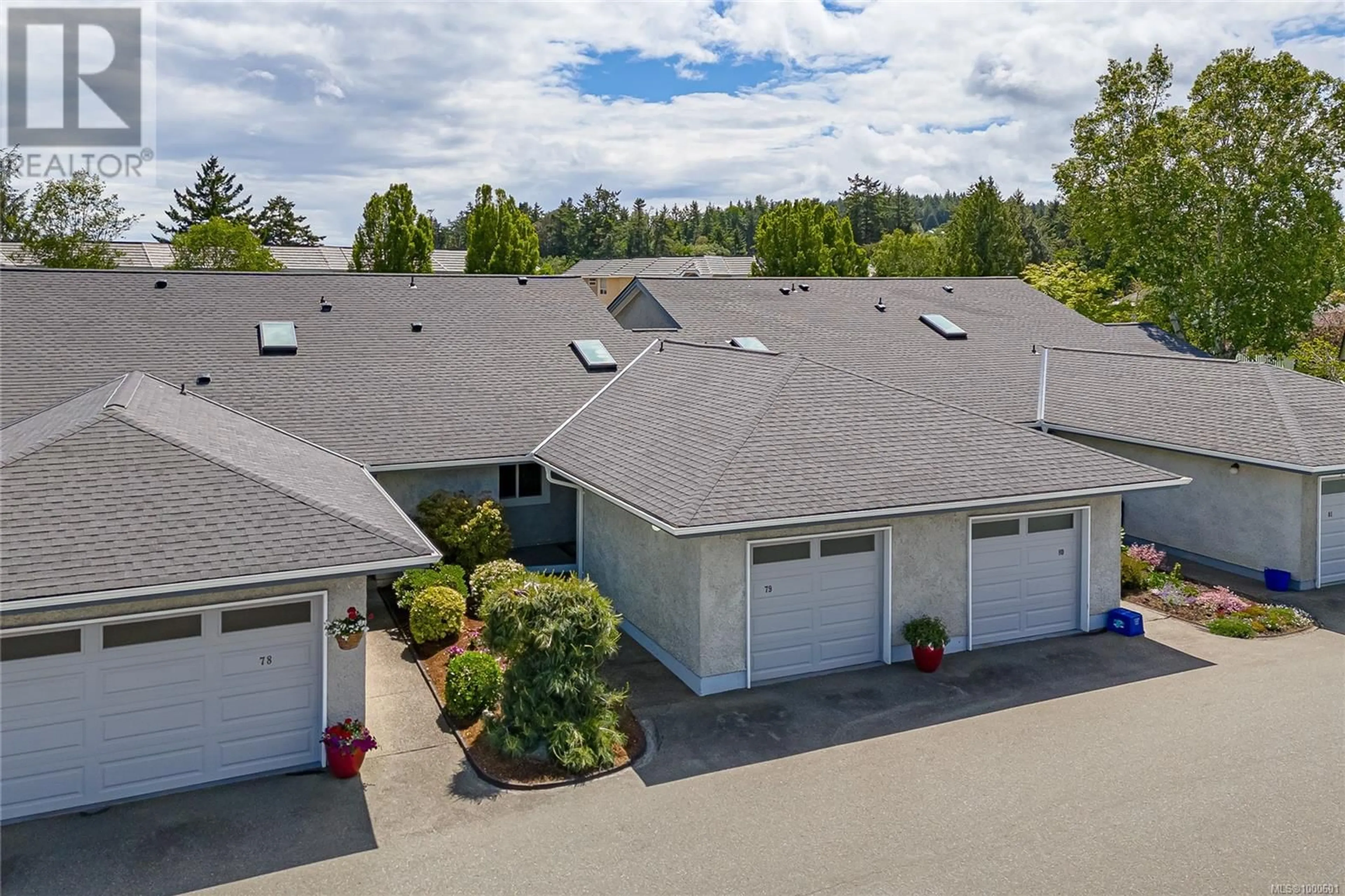 A pic from outside/outdoor area/front of a property/back of a property/a pic from drone, mountain view for 79 - 2600 FERGUSON ROAD, Central Saanich British Columbia V8M2C1