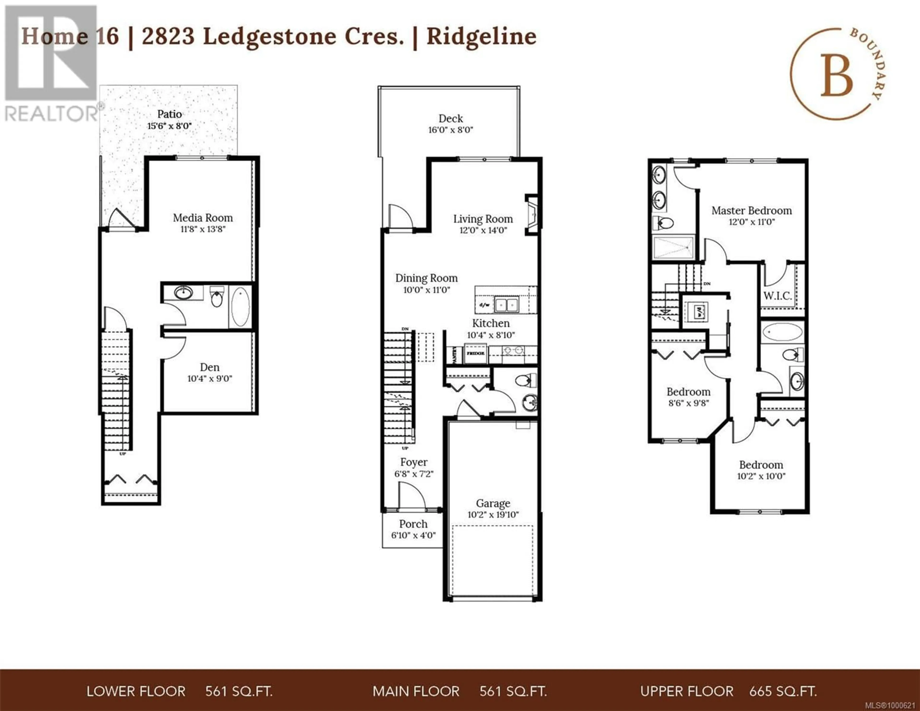 Floor plan for 2823 LEDGESTONE CRESCENT, Langford British Columbia V9B7C3