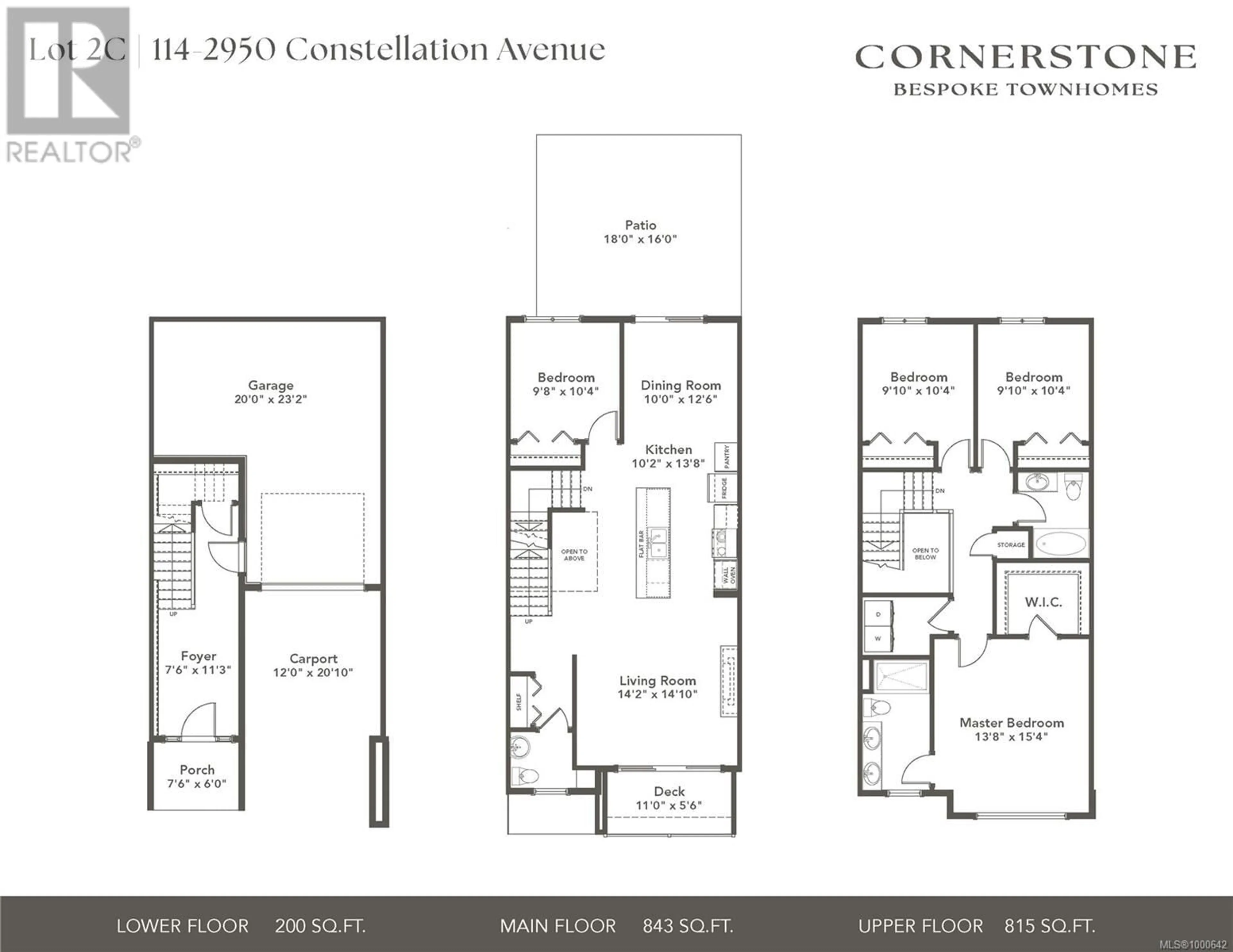 Floor plan for 114 - 2950 CONSTELLATION AVENUE, Langford British Columbia V9B7B2