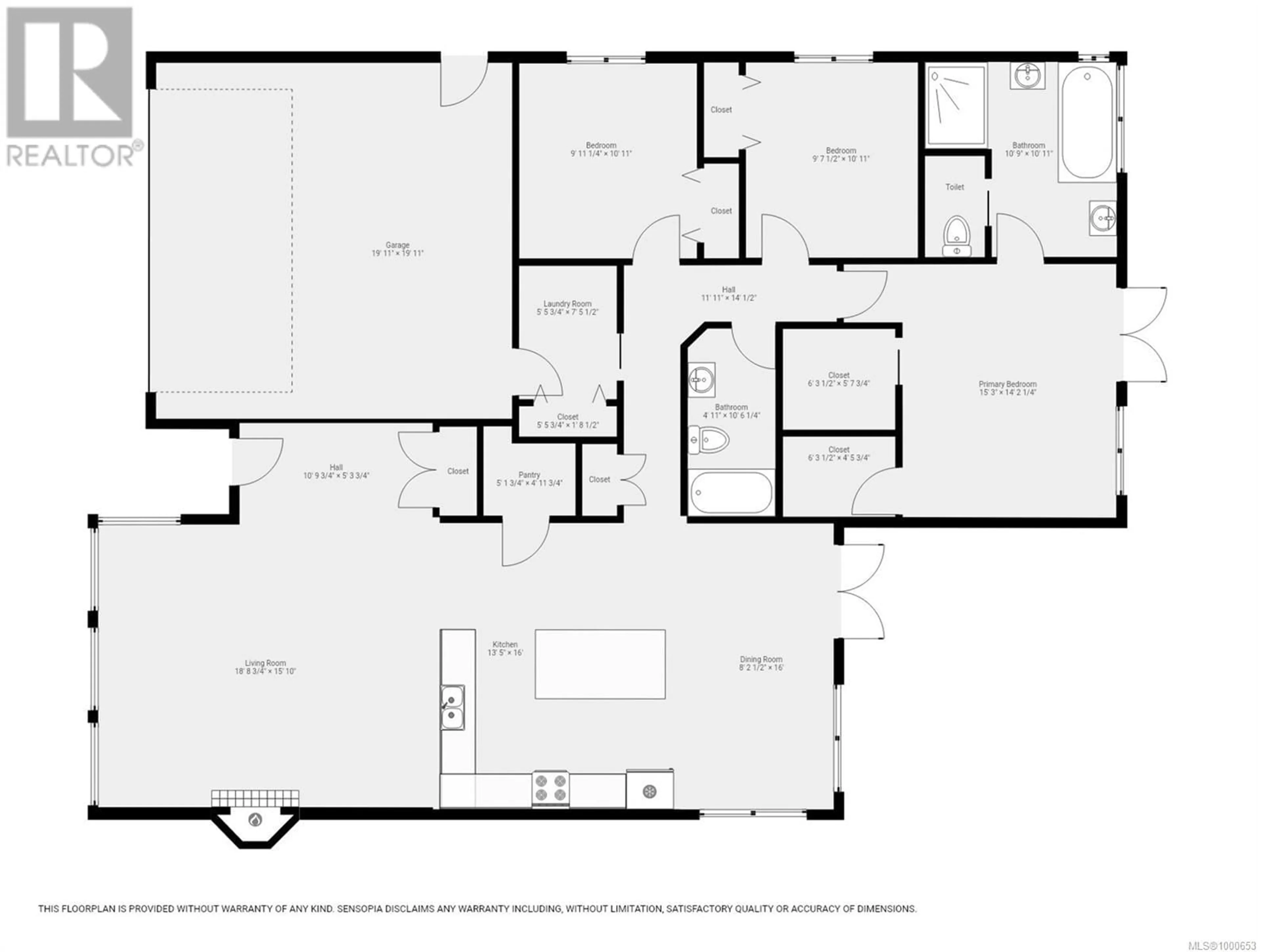 Floor plan for 721 TIMBERLINE DRIVE, Campbell River British Columbia V9H0A3