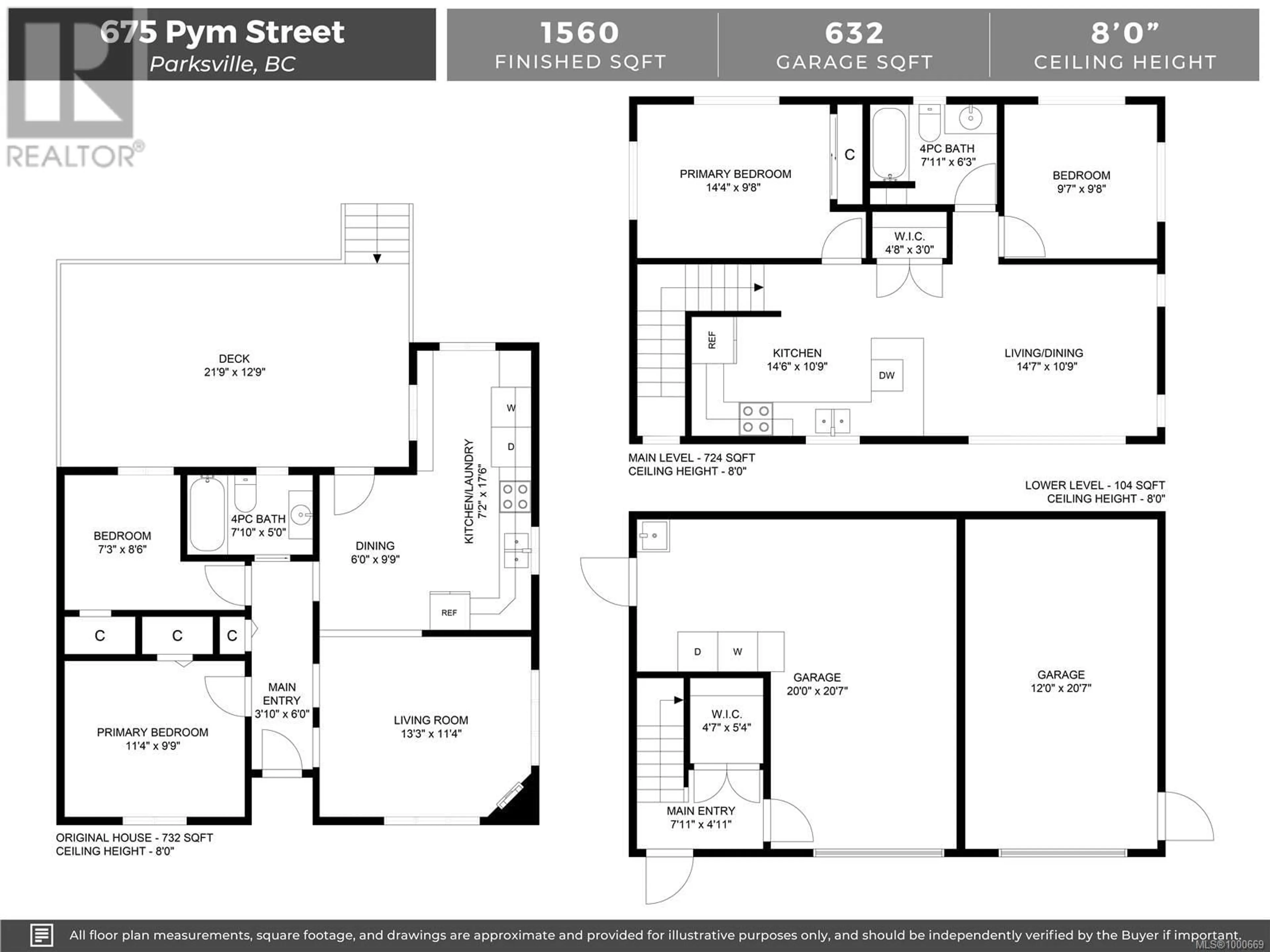 Floor plan for 675 PYM STREET NORTH, Parksville British Columbia V9P1A9