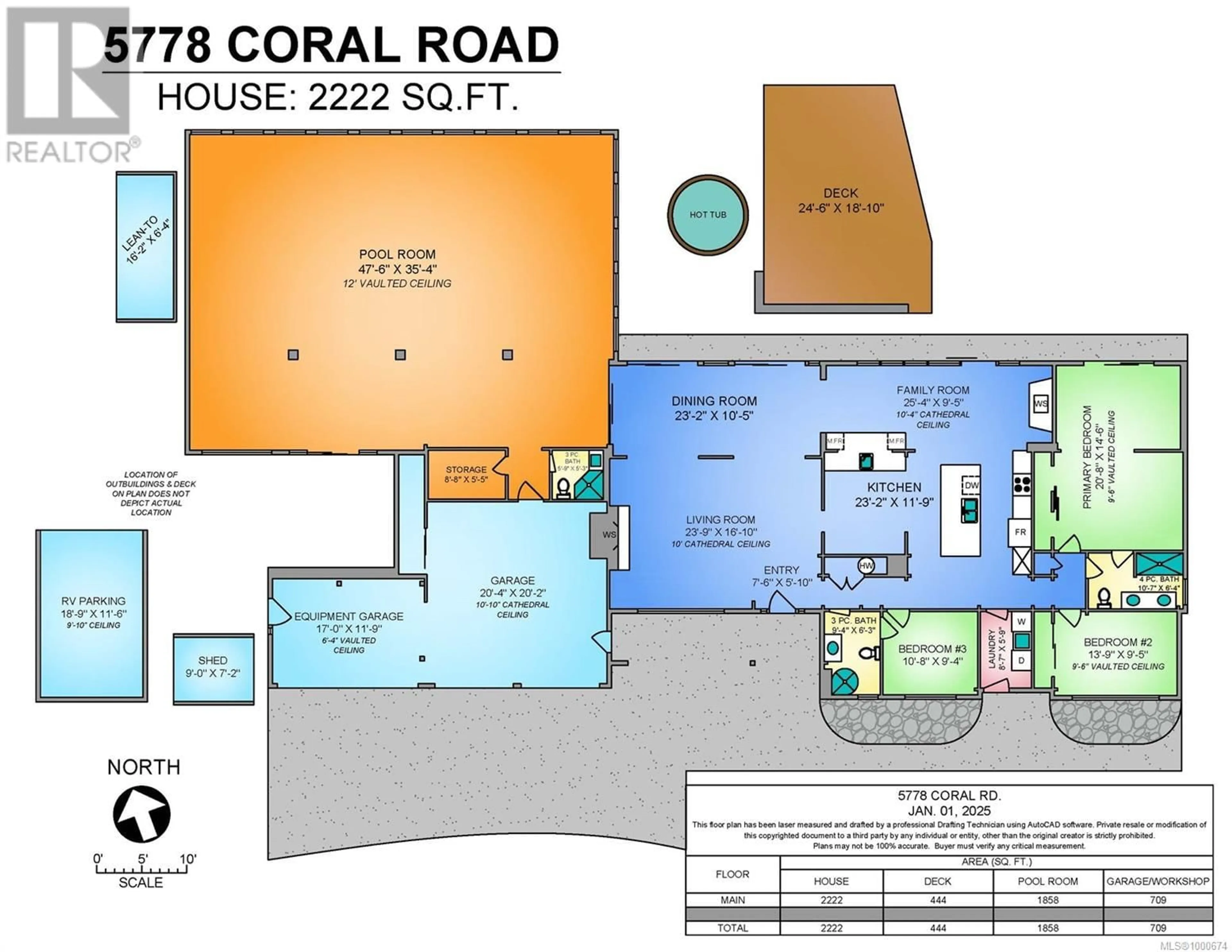 Floor plan for 5778 CORAL ROAD, Courtenay British Columbia V9J1W9