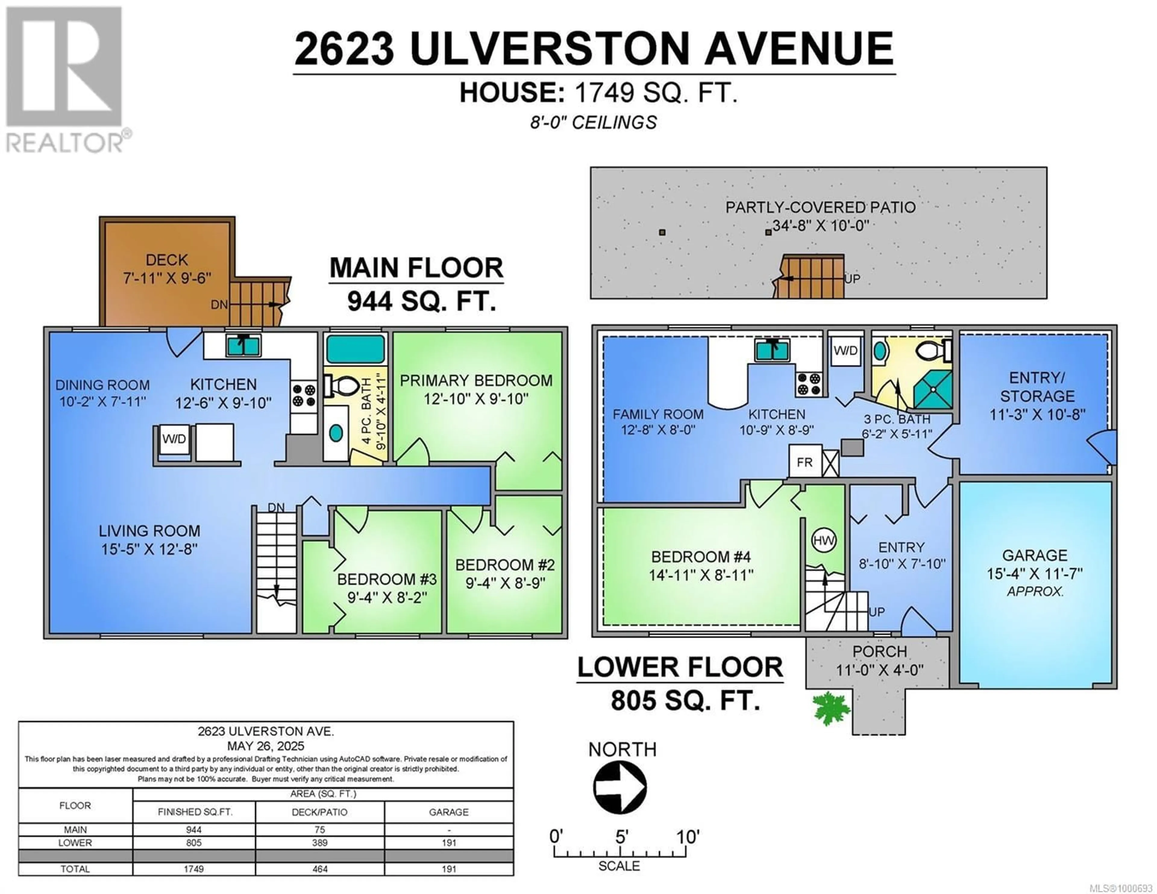 Floor plan for 2623 ULVERSTON AVENUE, Cumberland British Columbia V0R1S0