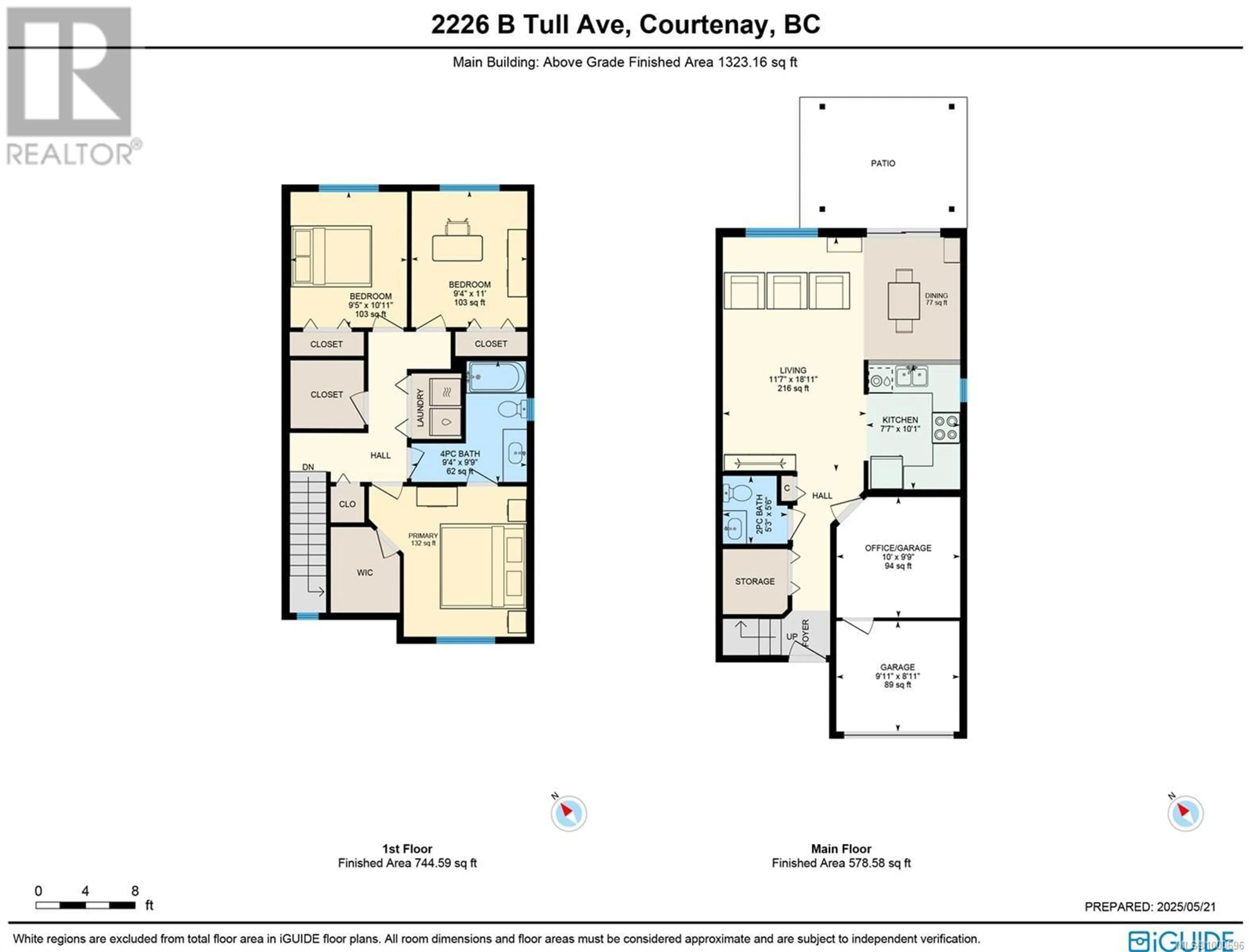 Floor plan for B - 2226 TULL AVENUE, Courtenay British Columbia V9N7P6