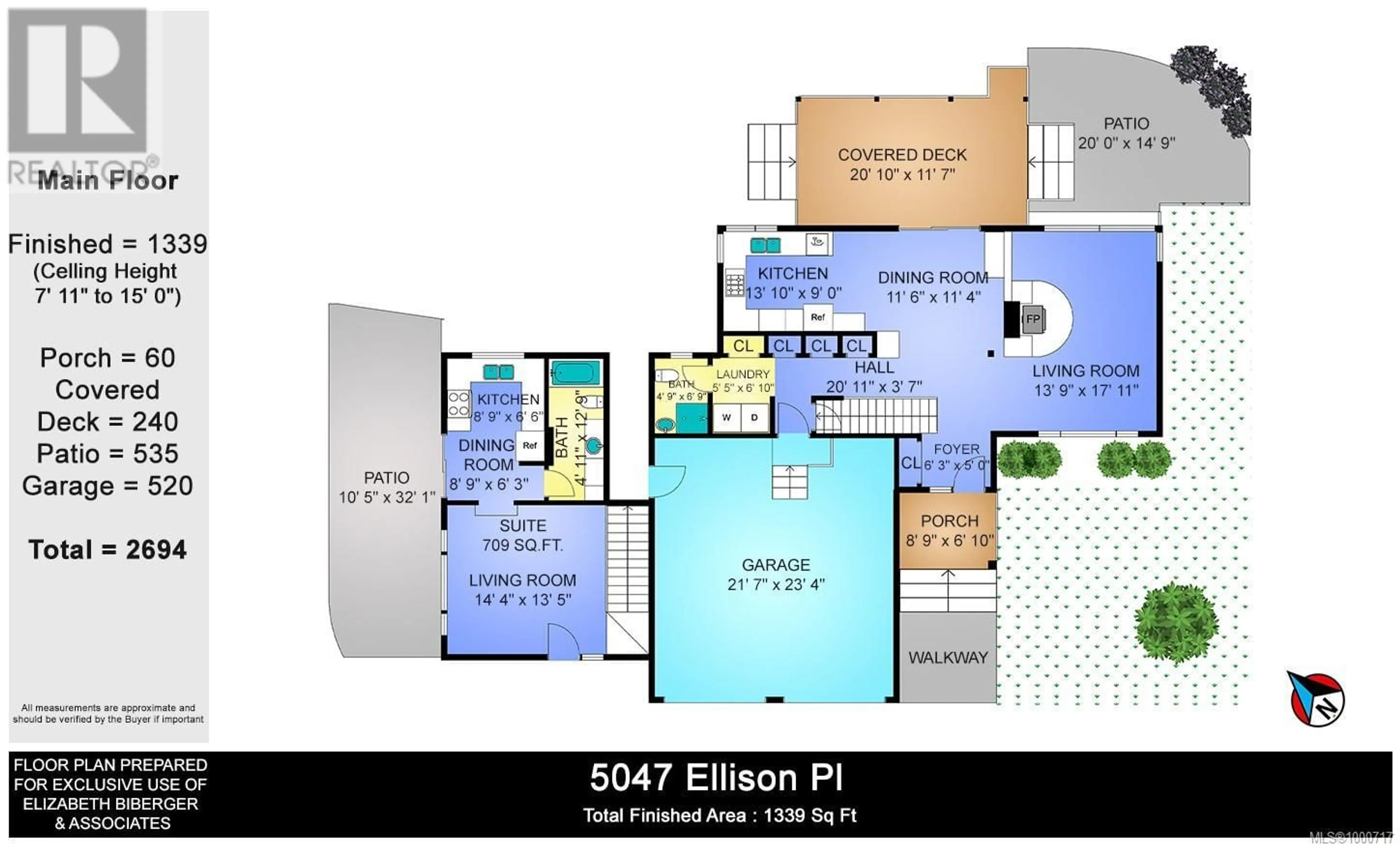 Floor plan for 5047 ELLISON PLACE, Duncan British Columbia V9L6H5