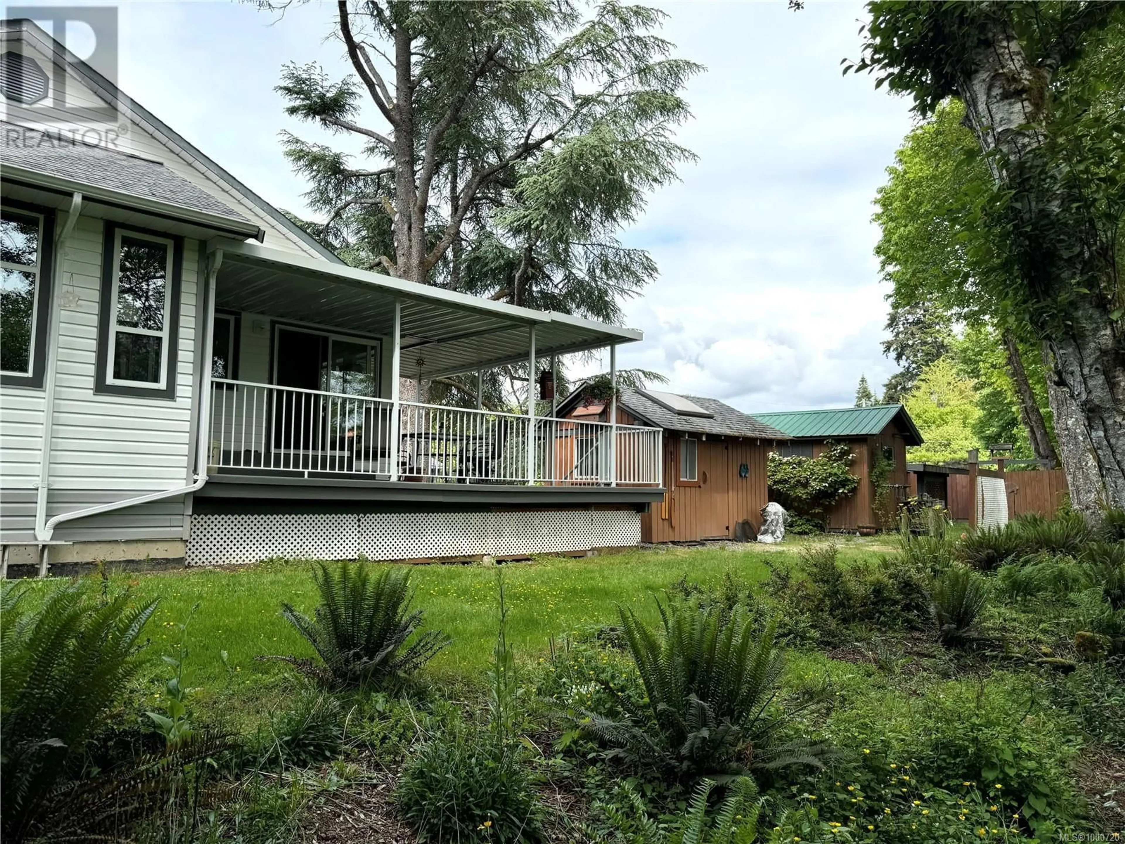 A pic from outside/outdoor area/front of a property/back of a property/a pic from drone, street for 5199 PINEO ROAD, Port Alberni British Columbia V9Y7A4