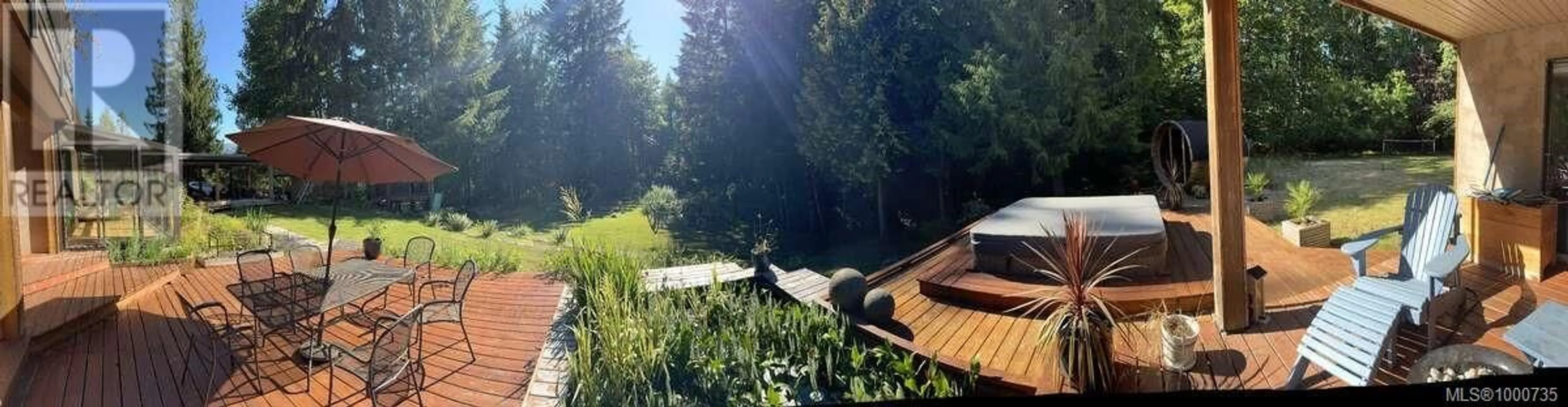 A pic from outside/outdoor area/front of a property/back of a property/a pic from drone, forest/trees view for 5408 WINCHESTER ROAD, Duncan British Columbia V9L6G1