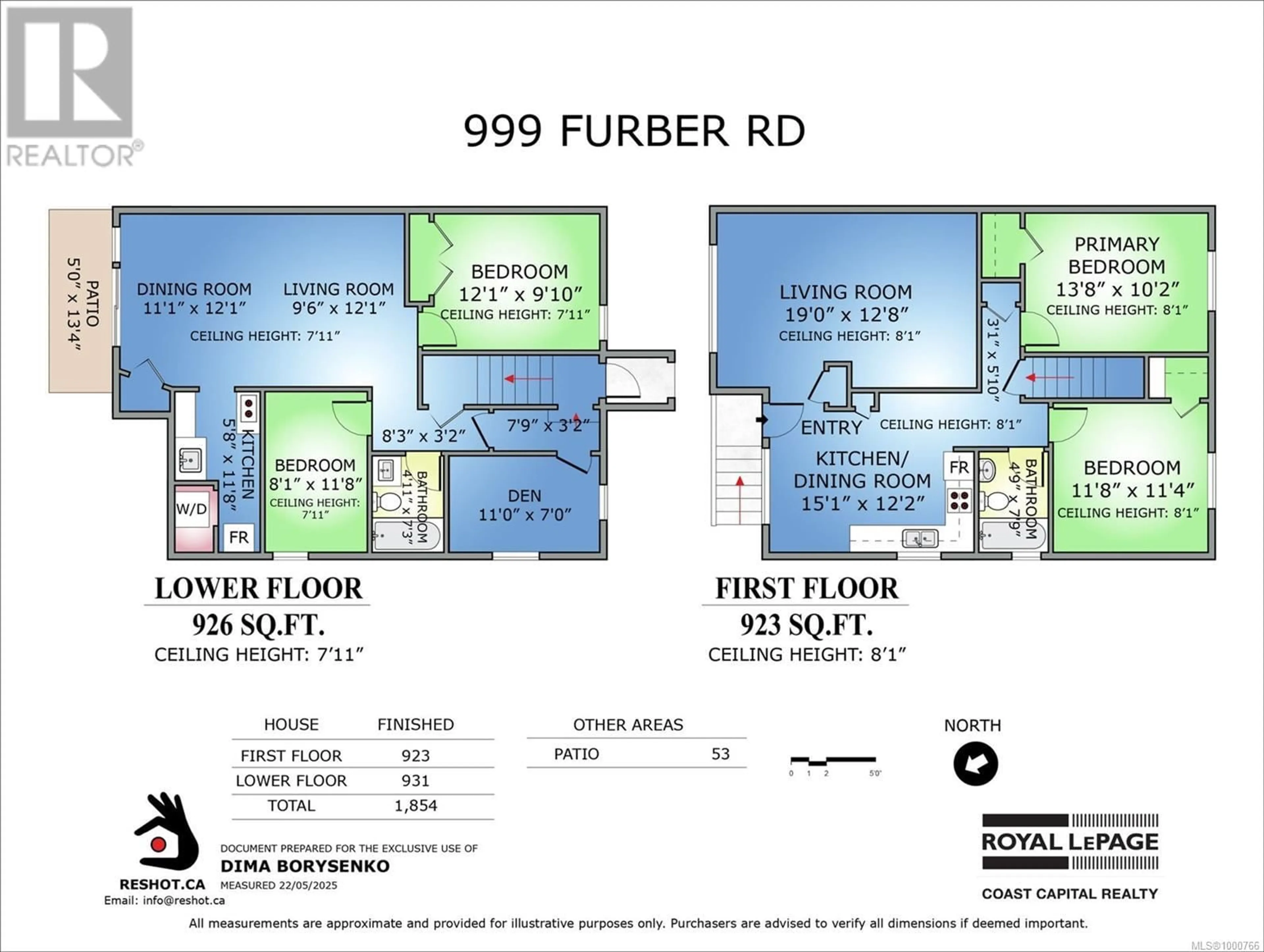 Floor plan for 999 FURBER ROAD, Langford British Columbia V9B2T6