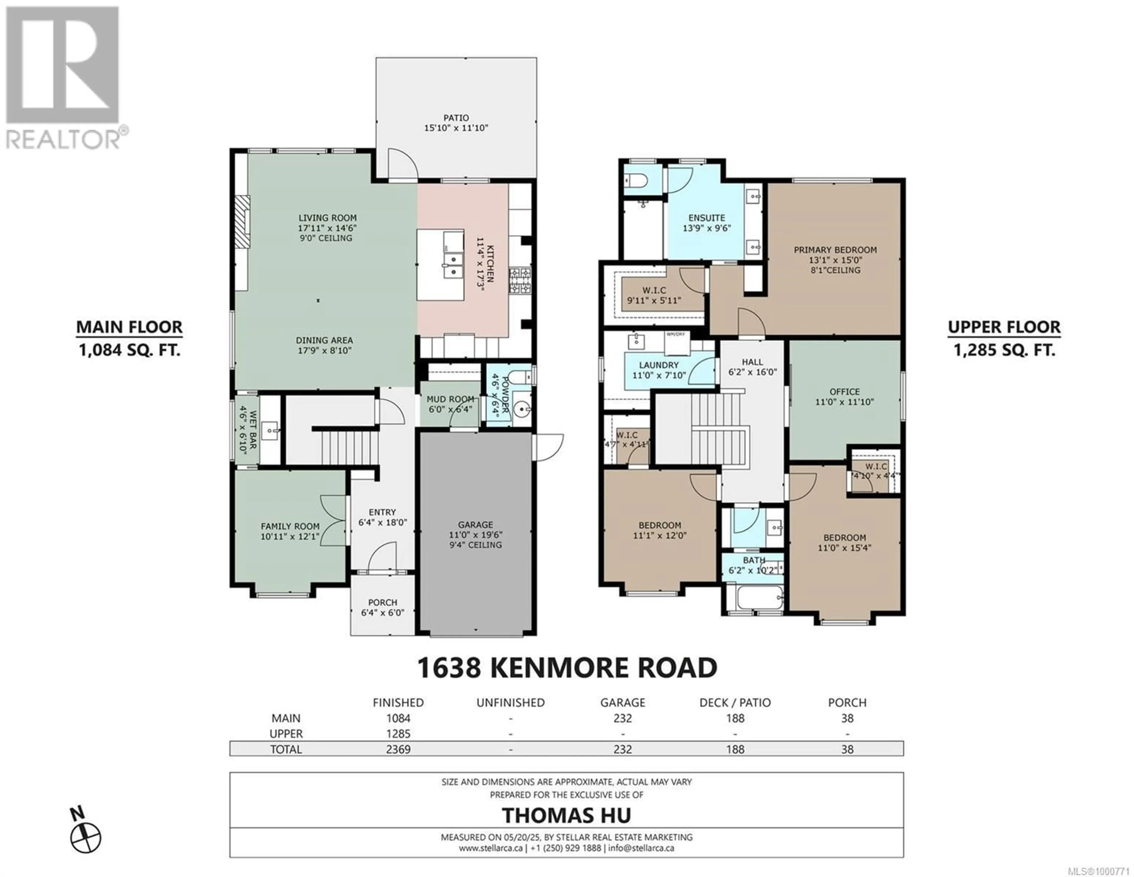 Floor plan for 1638 KENMORE ROAD, Saanich British Columbia V8N4M8
