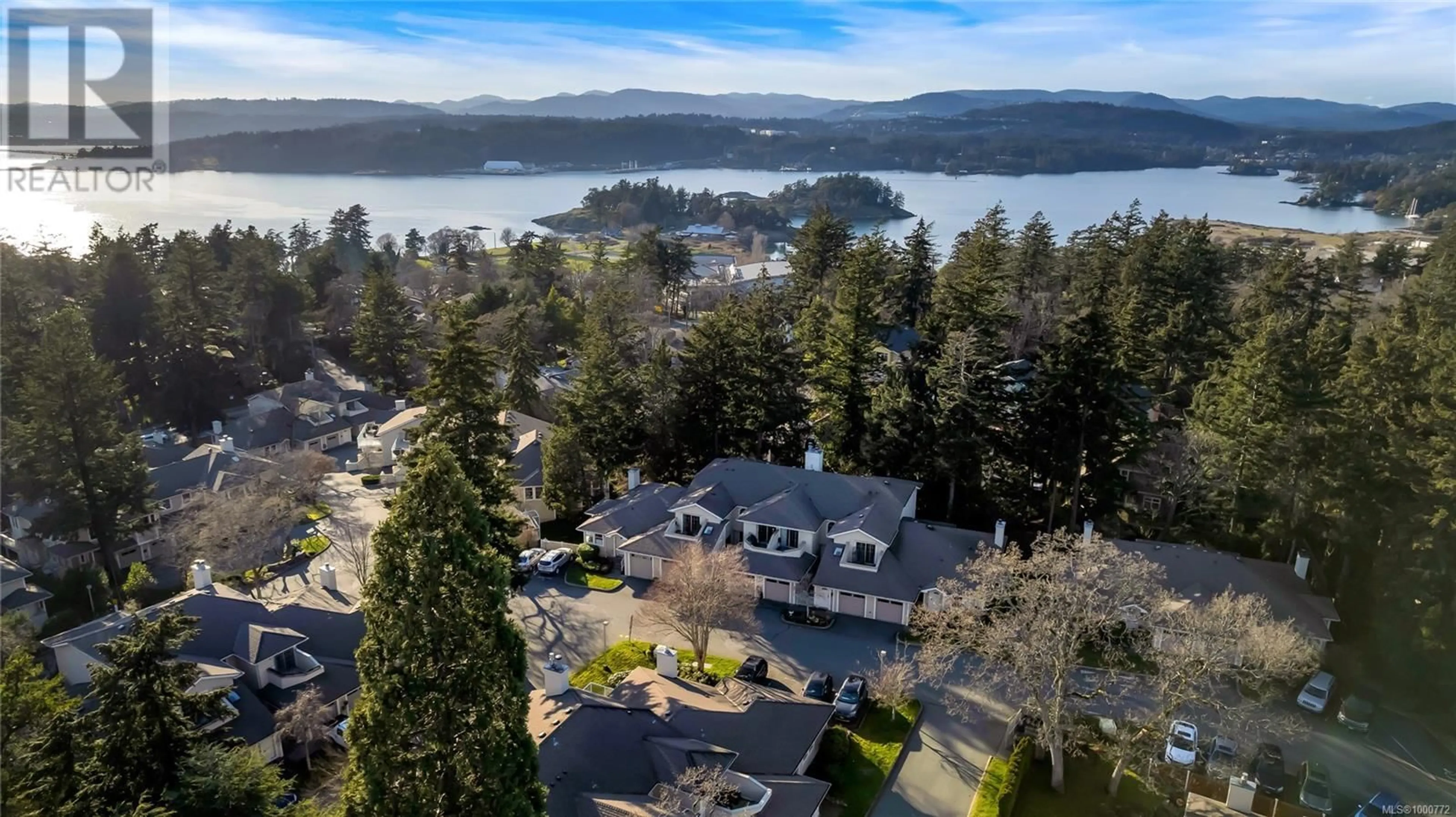 A pic from outside/outdoor area/front of a property/back of a property/a pic from drone, water/lake/river/ocean view for 30 - 850 PARKLANDS DRIVE, Esquimalt British Columbia V9A4L5