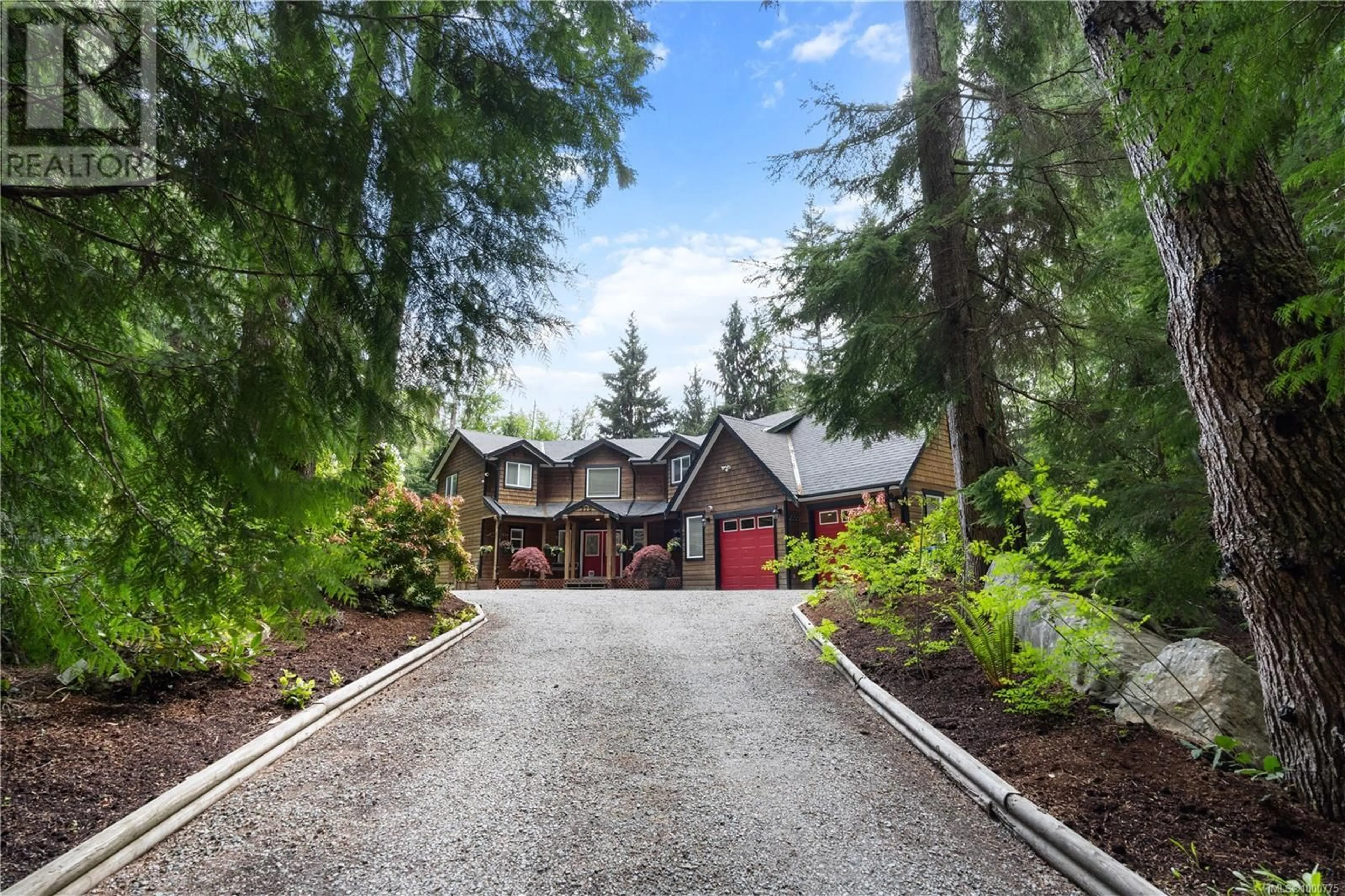 A pic from outside/outdoor area/front of a property/back of a property/a pic from drone, street for 770 SHAWNIGAN LAKE ROAD, Shawnigan Lake British Columbia V8H2J1
