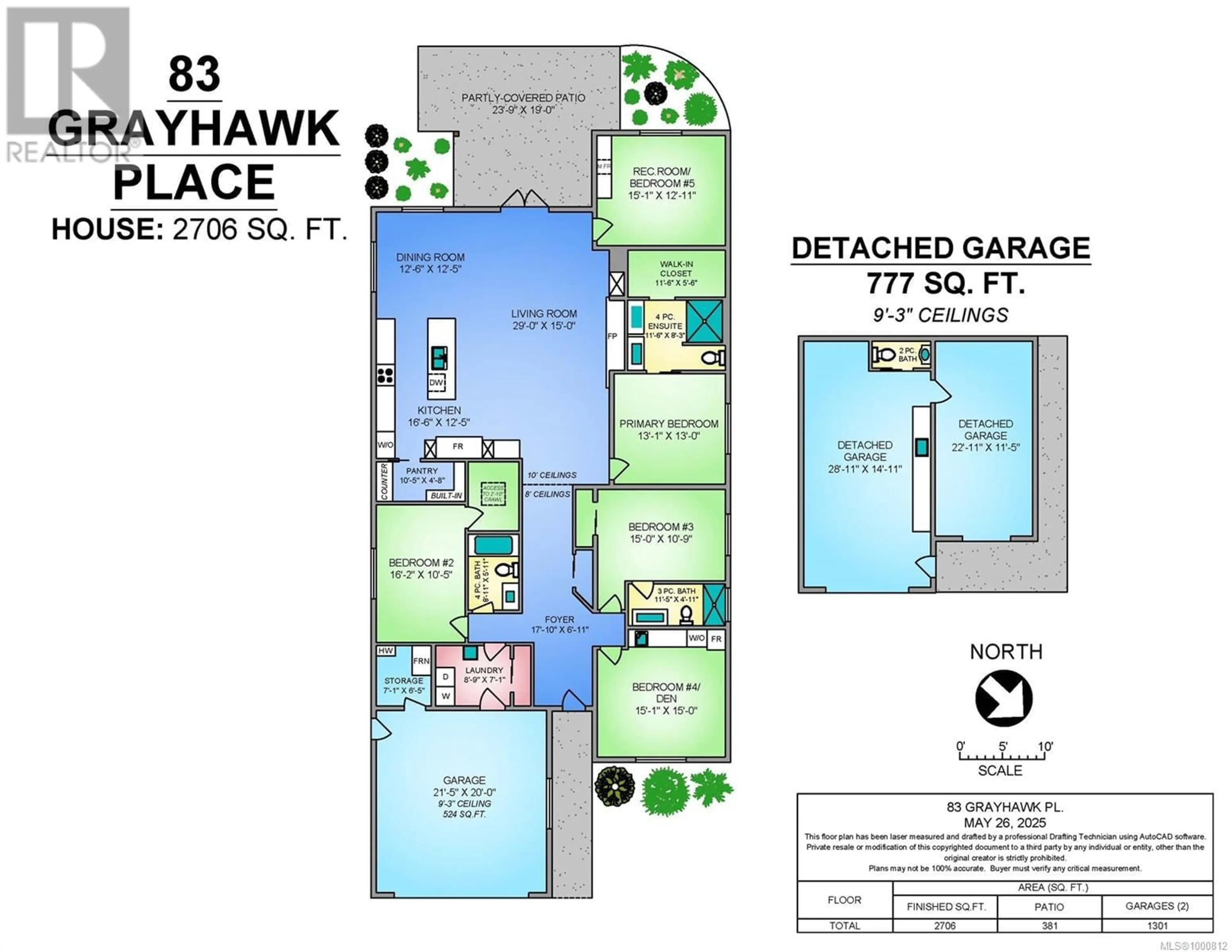 Floor plan for 83 GRAYHAWK PLACE, Courtenay British Columbia V9N0G1