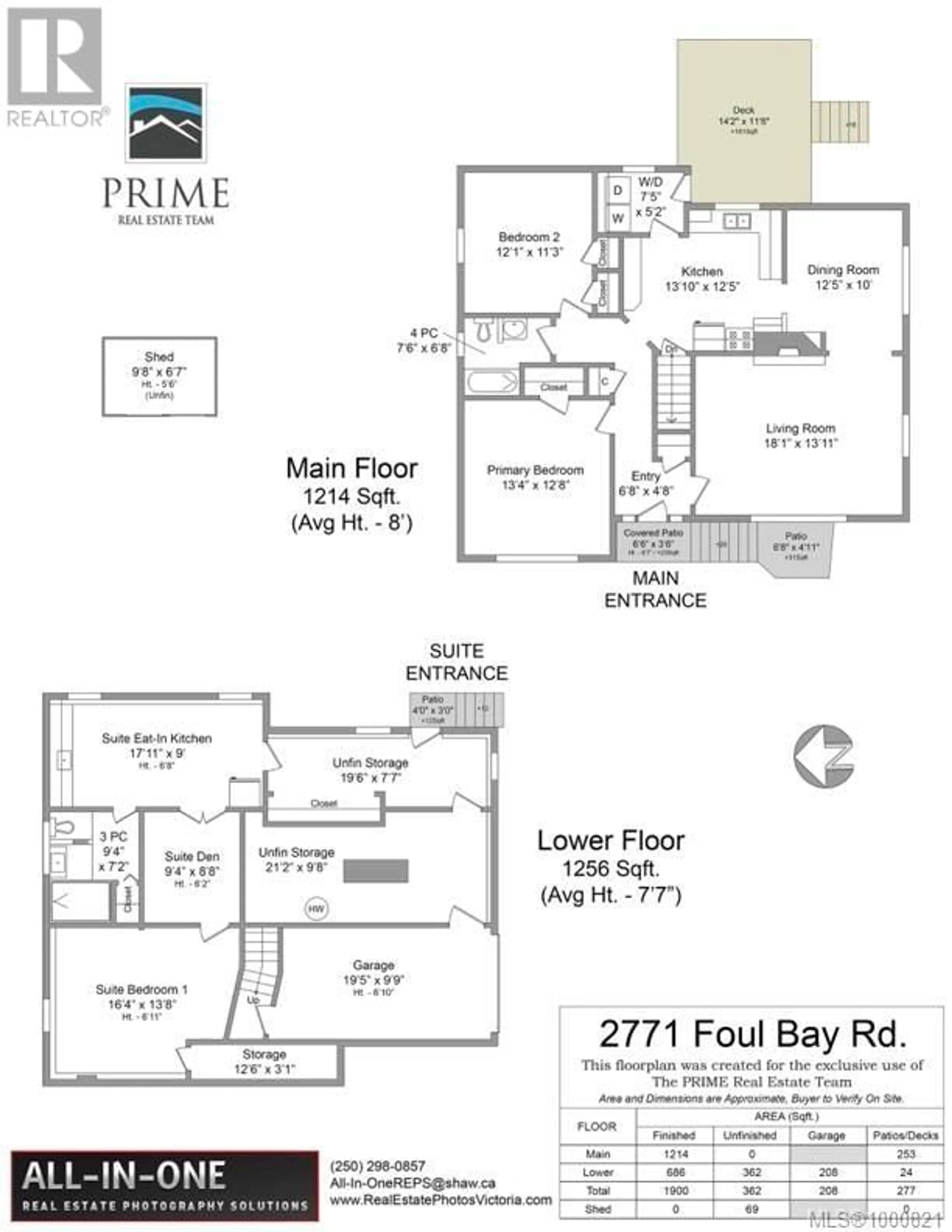 Floor plan for 2771 FOUL BAY ROAD, Oak Bay British Columbia V8R5C1