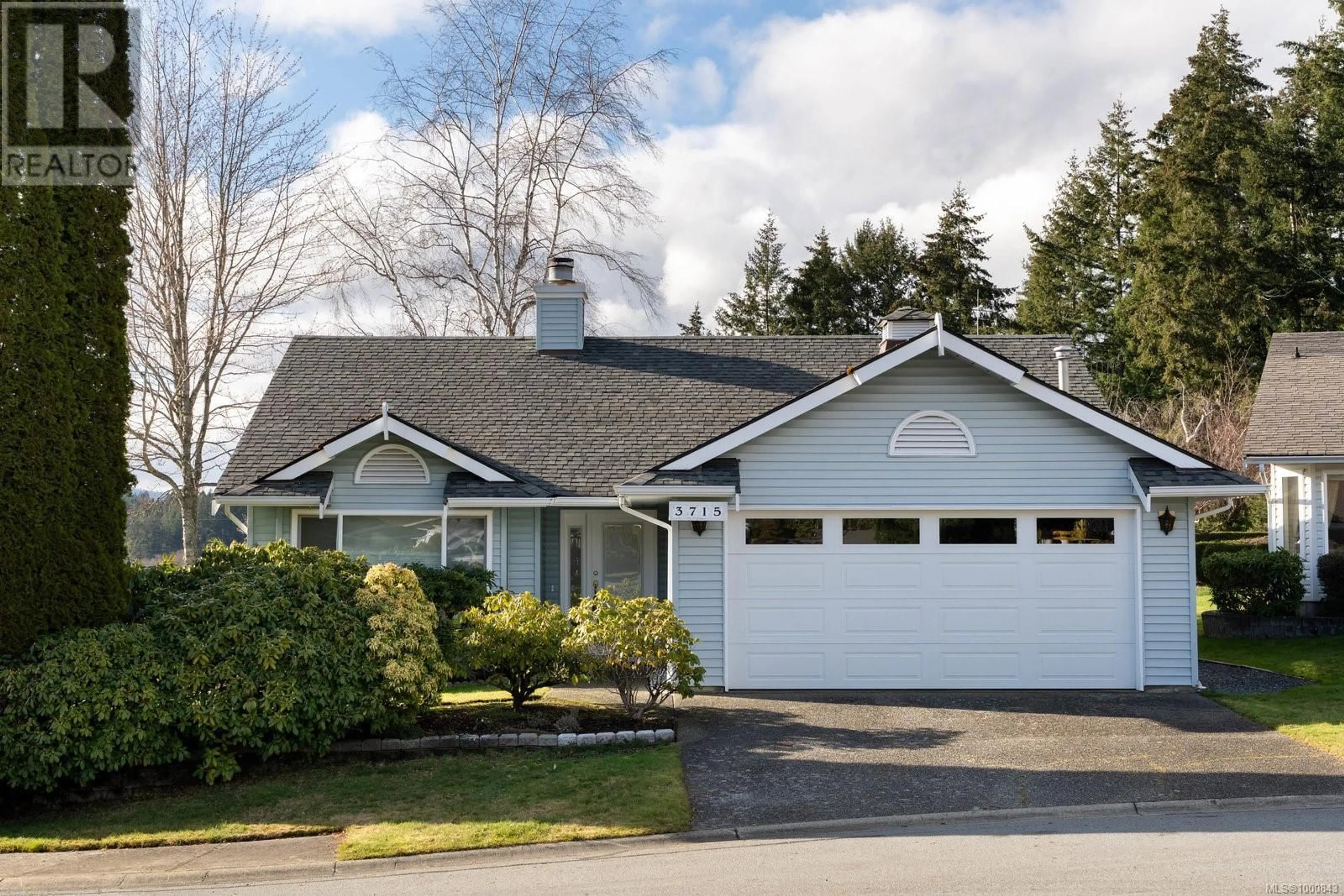 Home with vinyl exterior material, street for 3715 ARBUTUS DRIVE NORTH, Cobble Hill British Columbia V8H0K8