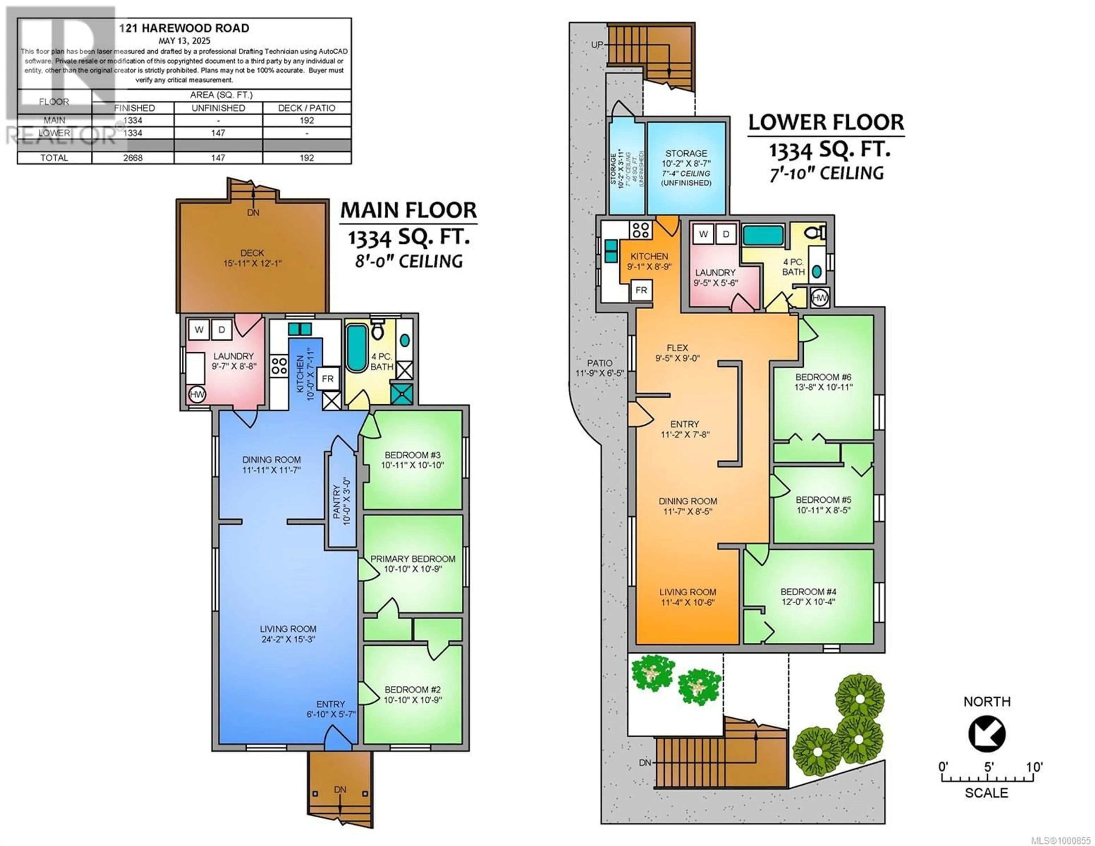 Floor plan for 121 HAREWOOD ROAD, Nanaimo British Columbia V9R2Y7