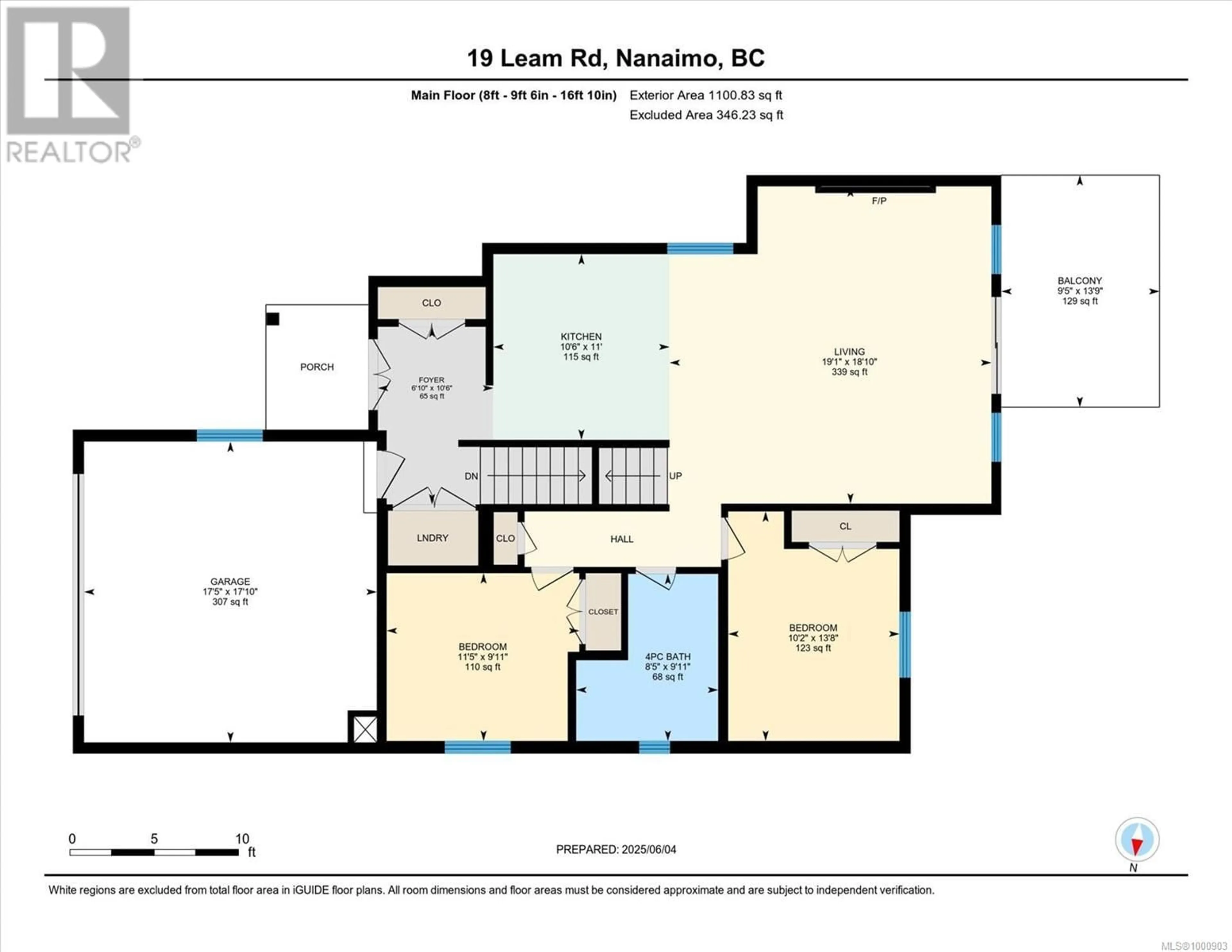 Floor plan for 19 LEAM ROAD, Nanaimo British Columbia V9T3N7