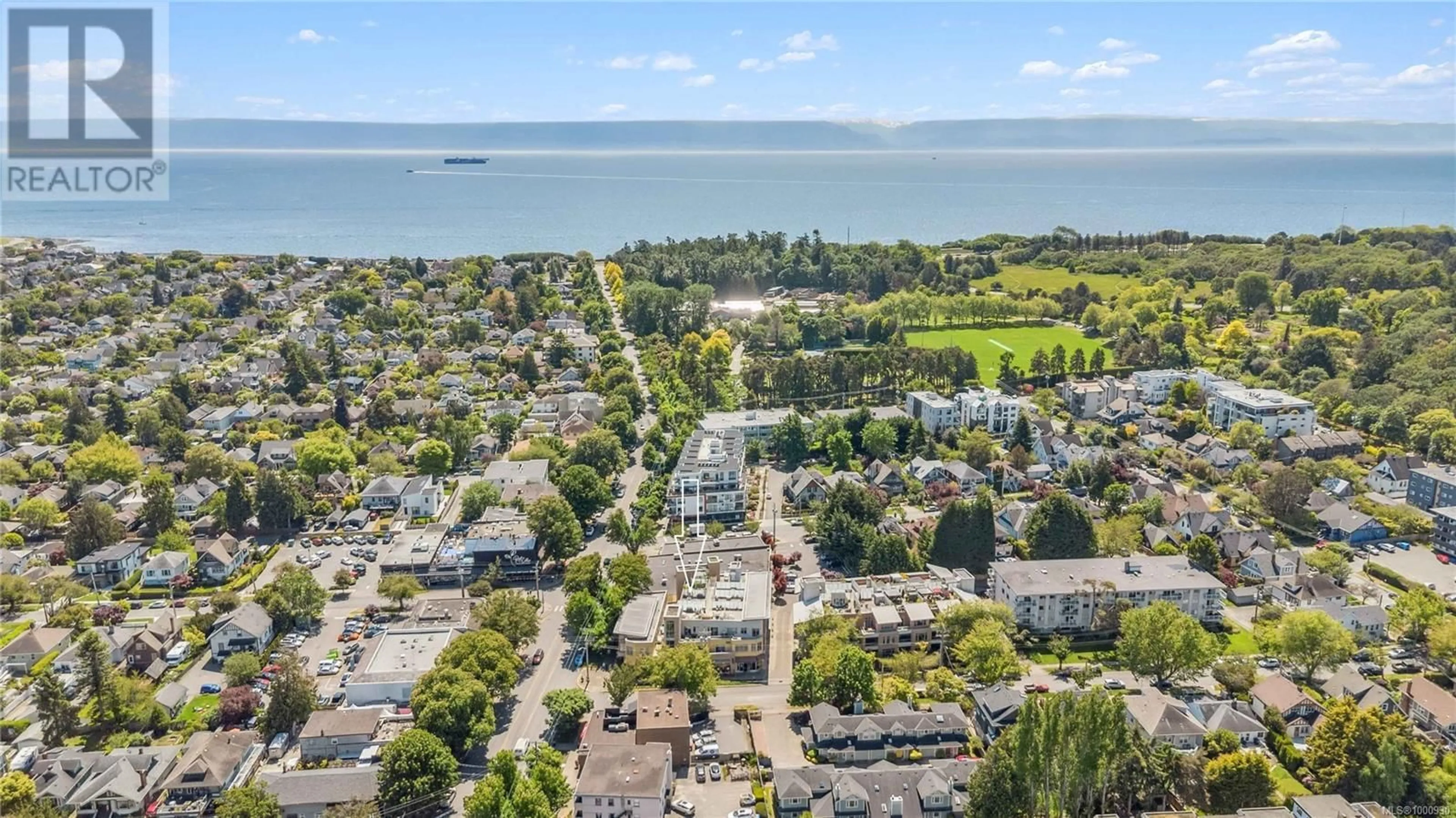 A pic from outside/outdoor area/front of a property/back of a property/a pic from drone, water/lake/river/ocean view for 212 - 240 COOK STREET, Victoria British Columbia V8V3X3