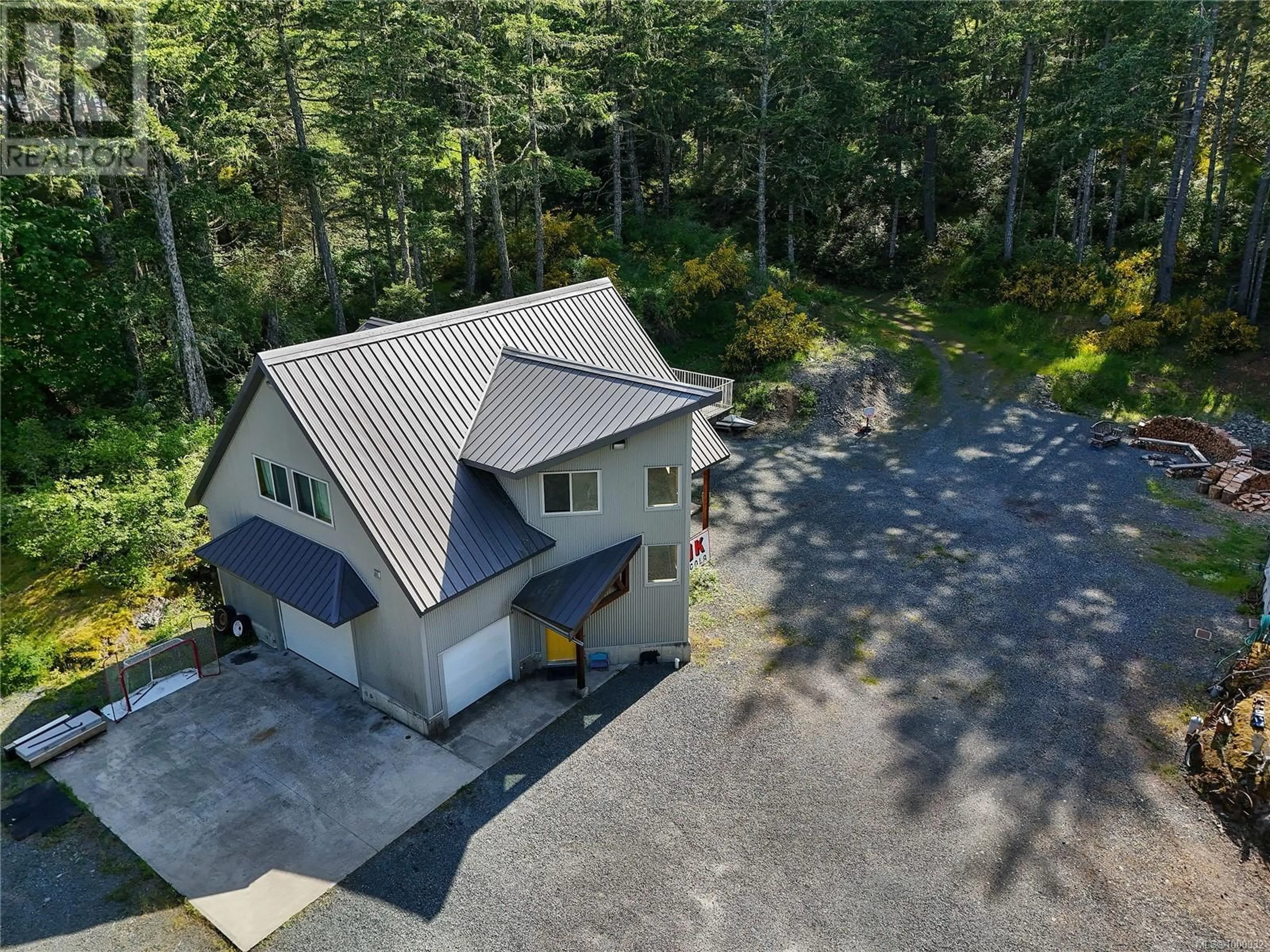 A pic from outside/outdoor area/front of a property/back of a property/a pic from drone, unknown for 1135 WOODLEY GHYLL DRIVE, Metchosin British Columbia V9C4H9