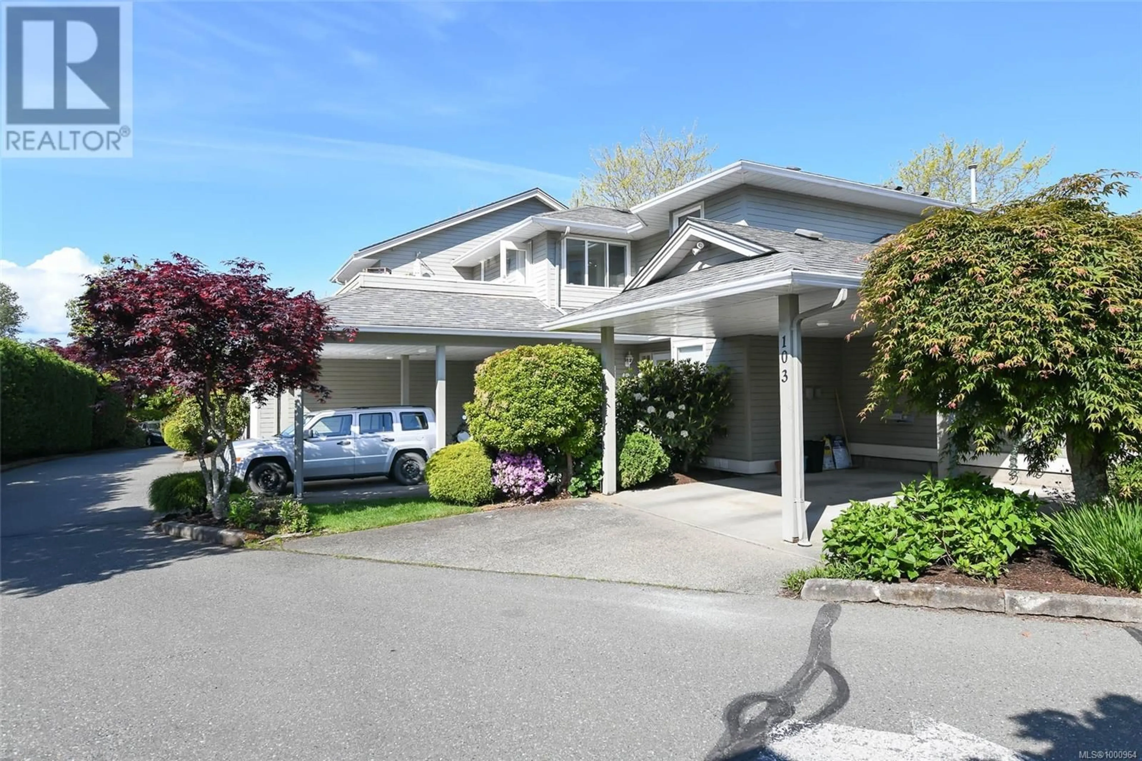 Home with vinyl exterior material, street for 104 - 1400 TUNNER DRIVE, Courtenay British Columbia V9N8S2