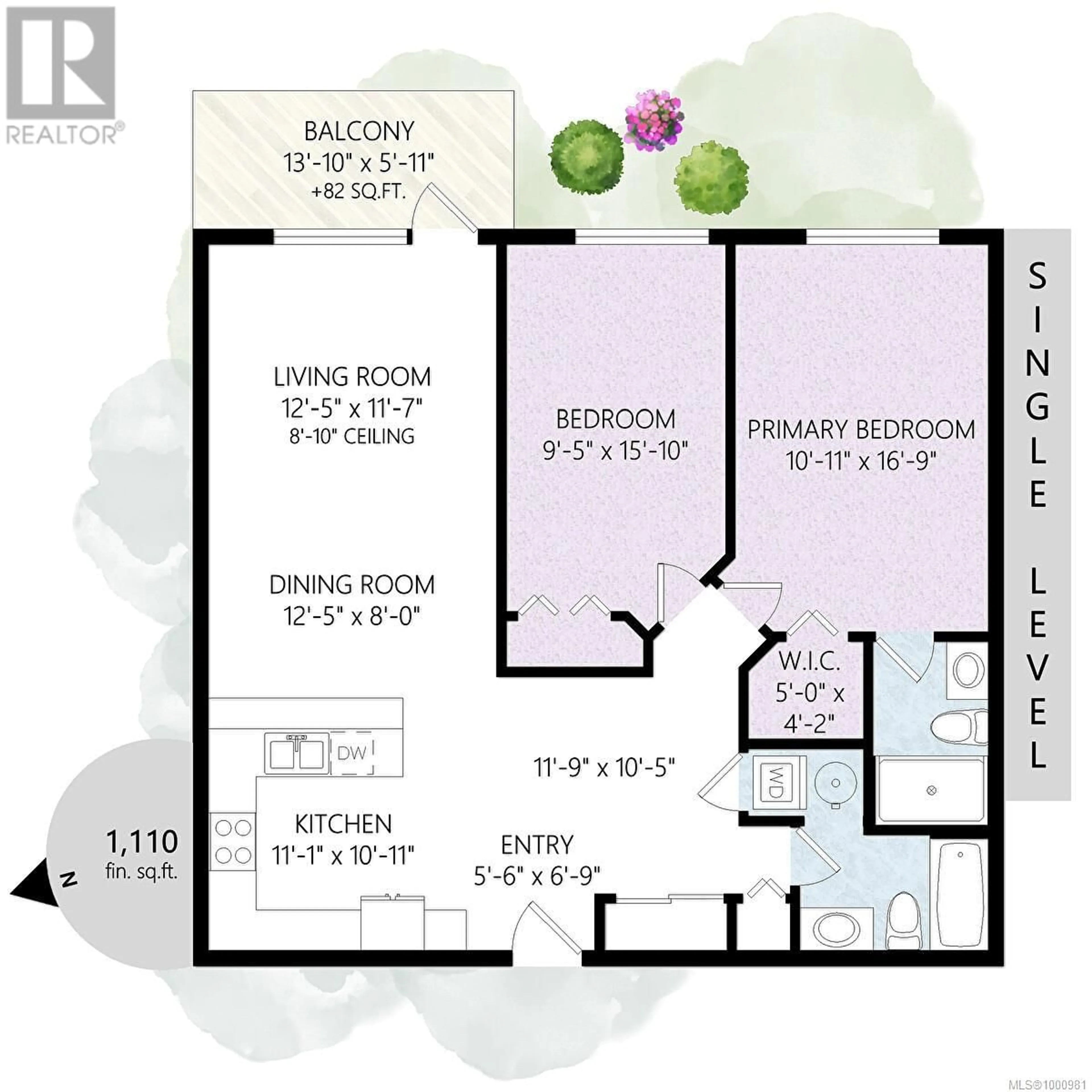 Floor plan for 307 - 2710 JACKLIN ROAD, Langford British Columbia V9B0K5