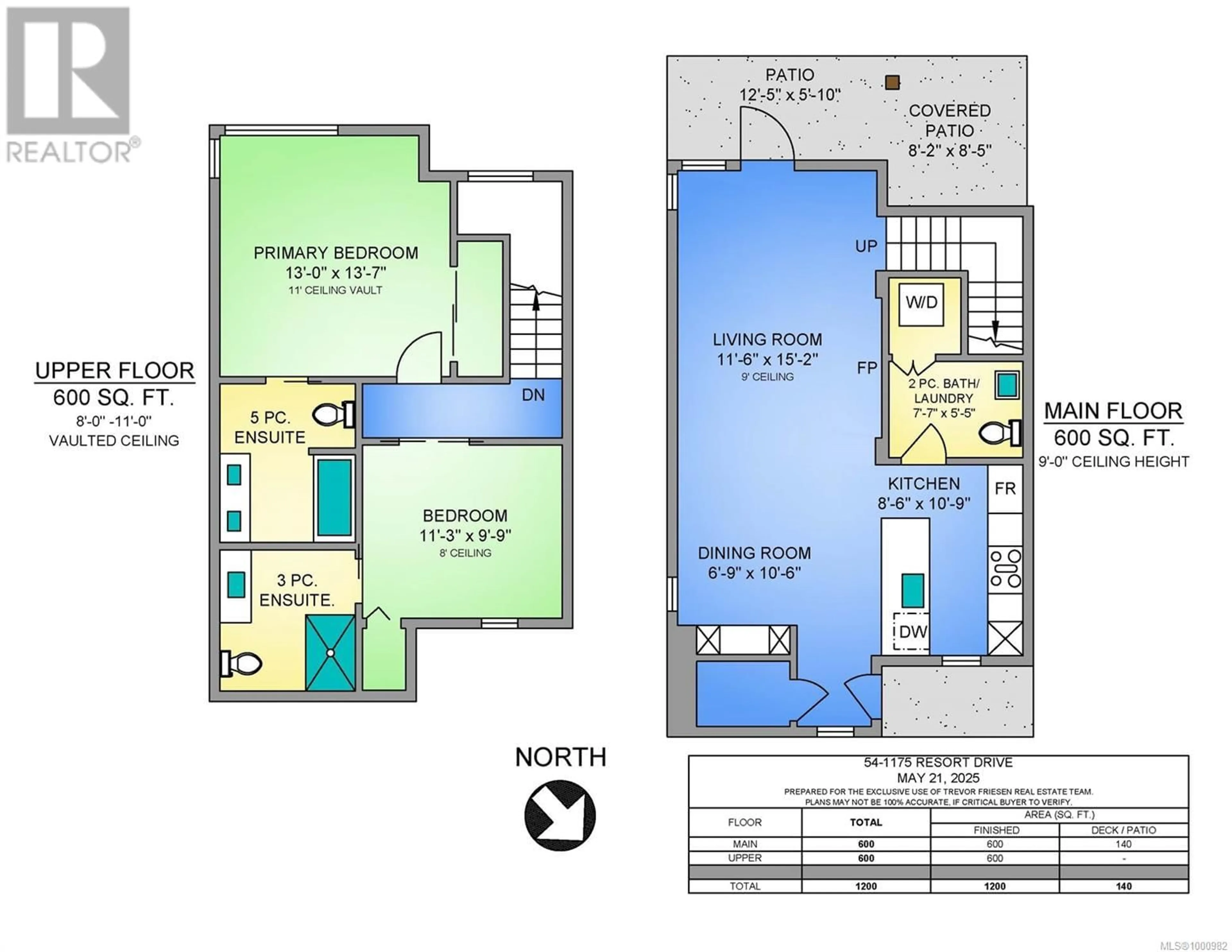 Floor plan for 54 - 1175 RESORT DRIVE, Parksville British Columbia V9P2E3