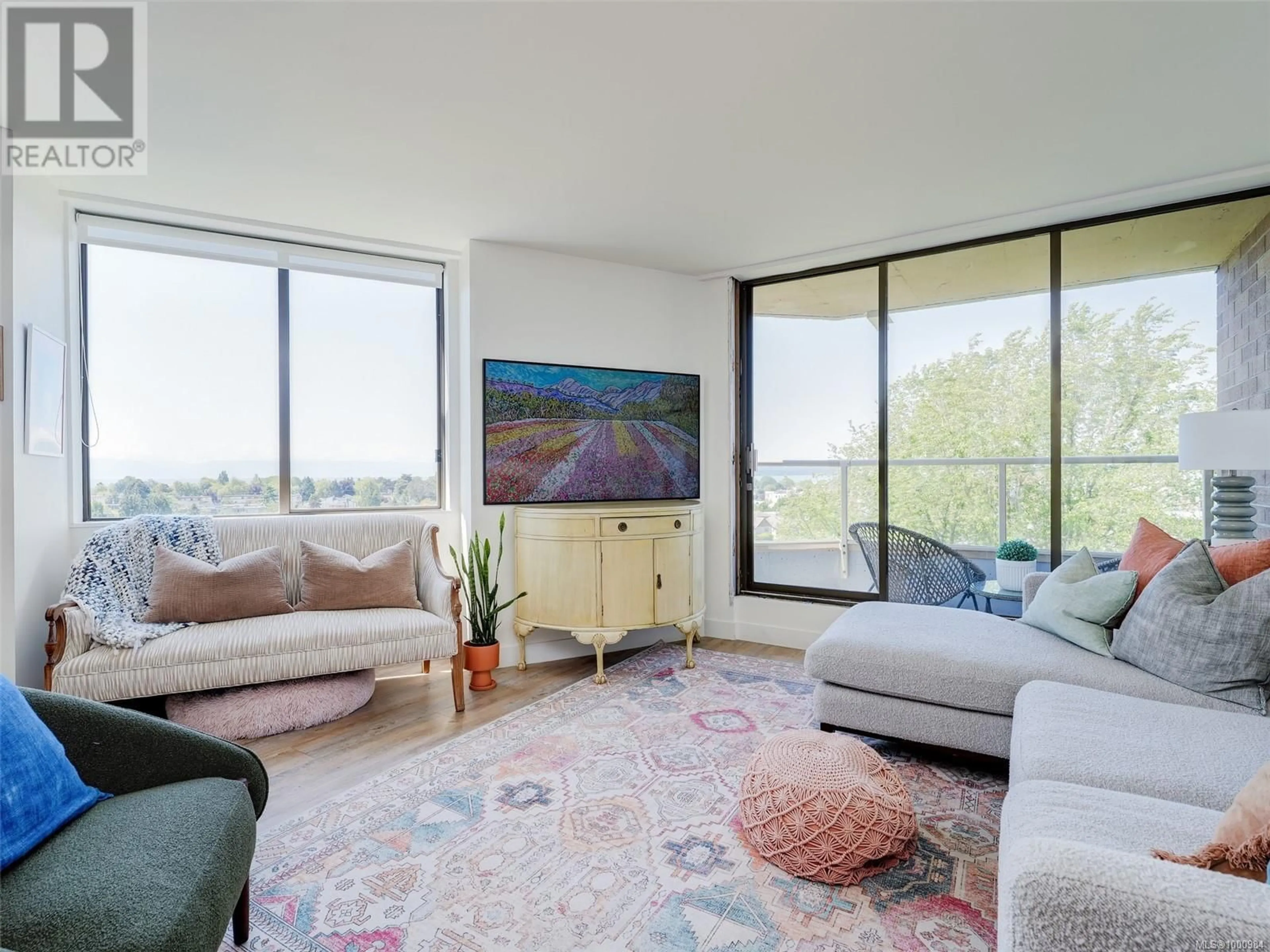 Living room with furniture, unknown for 809 - 225 BELLEVILLE STREET, Victoria British Columbia V8V4T9