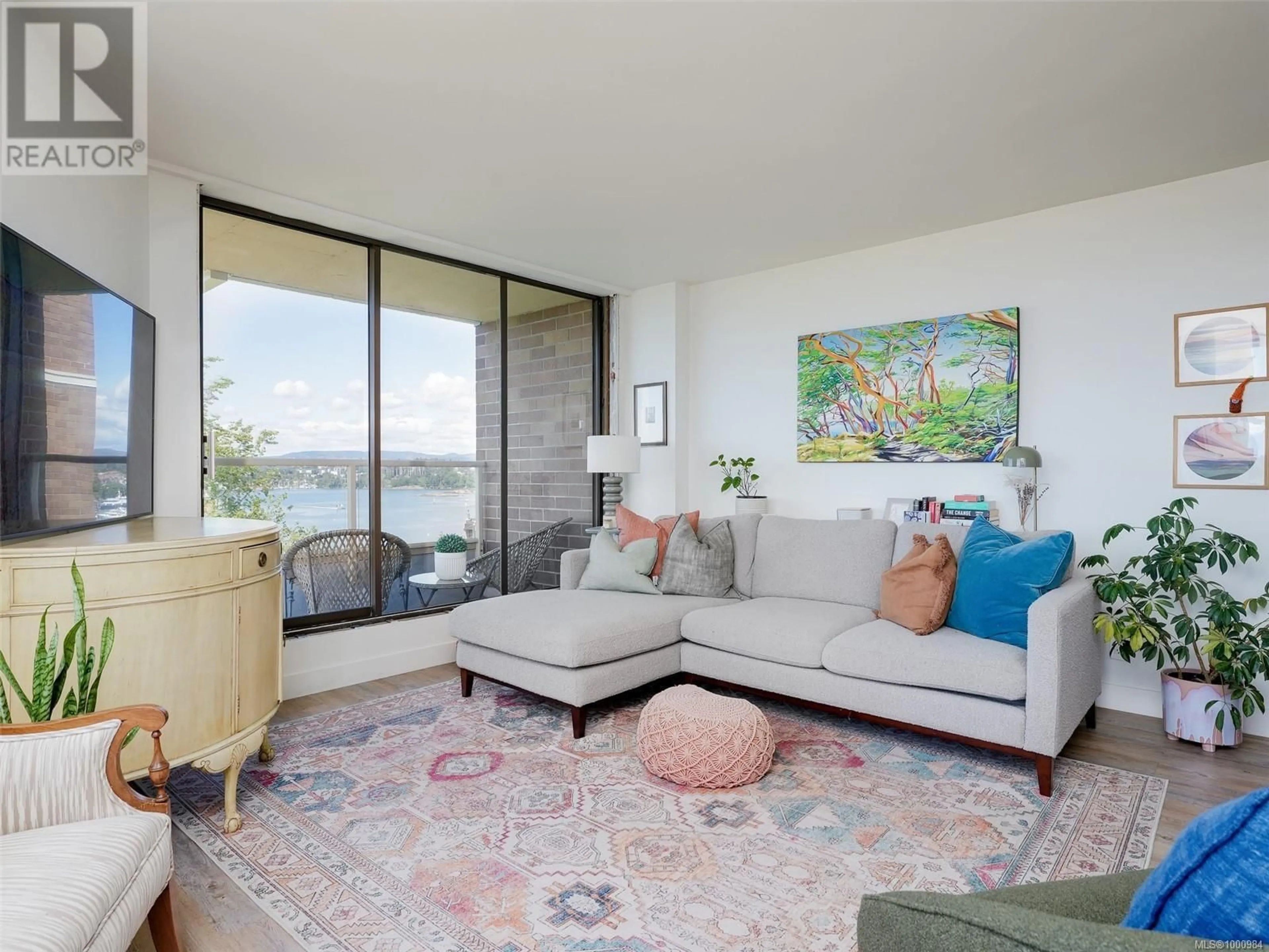 Living room with furniture, unknown for 809 - 225 BELLEVILLE STREET, Victoria British Columbia V8V4T9