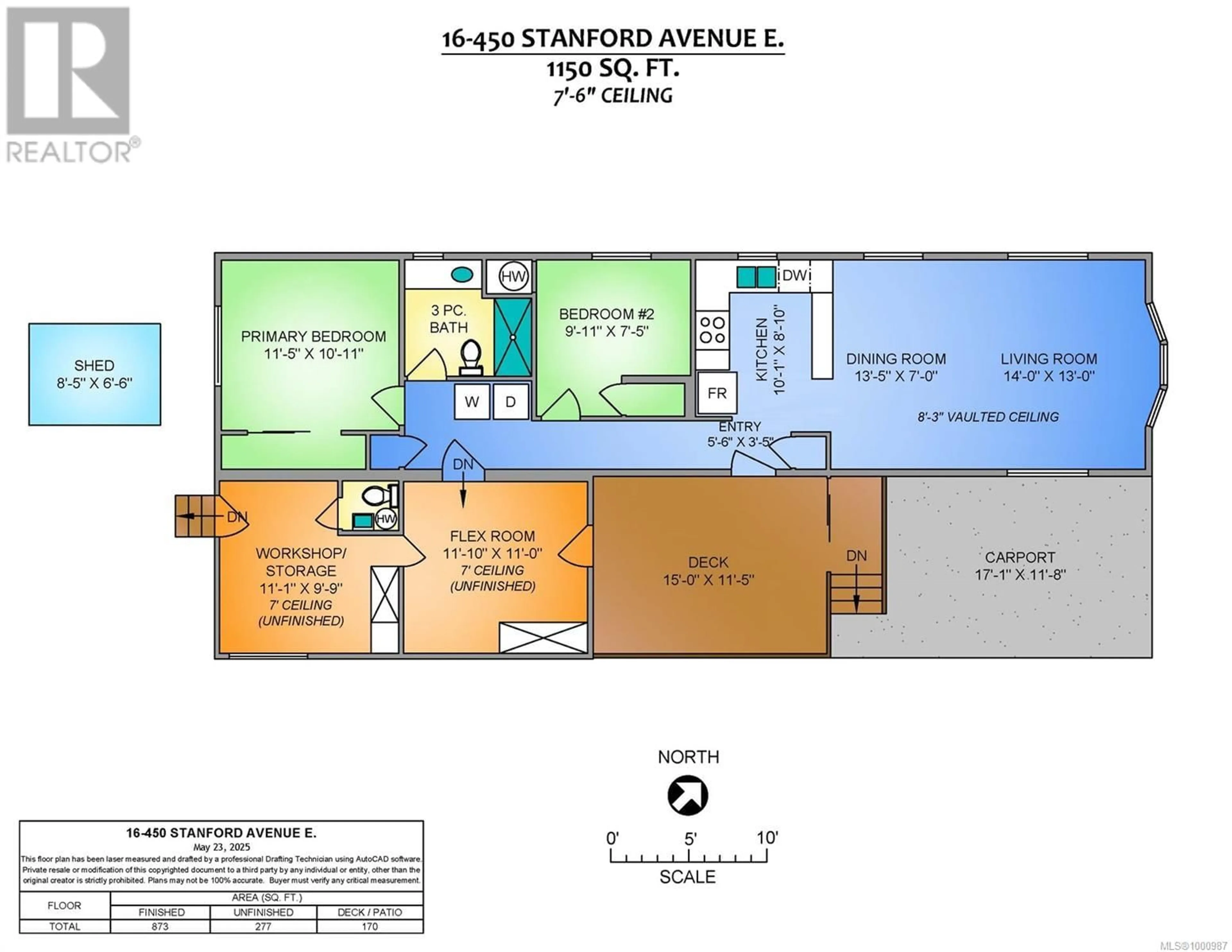 Floor plan for 16 - 450 STANFORD AVENUE, Parksville British Columbia V9P1V8