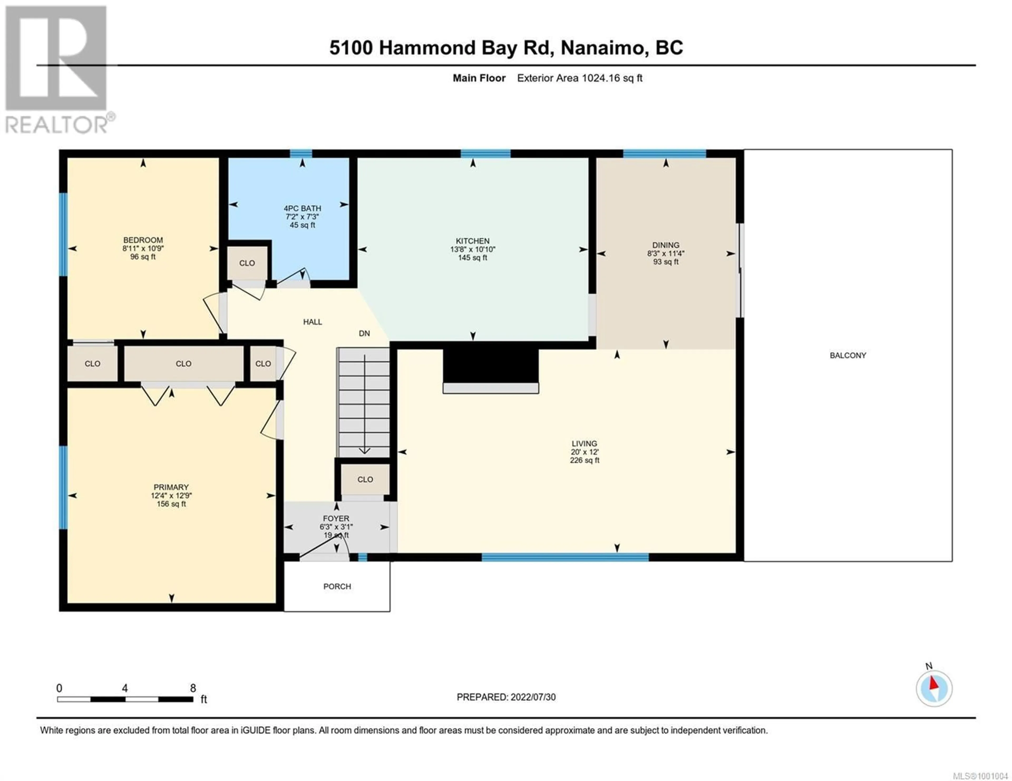 Floor plan for 5037 RENEE PLACE, Nanaimo British Columbia V9T5B5