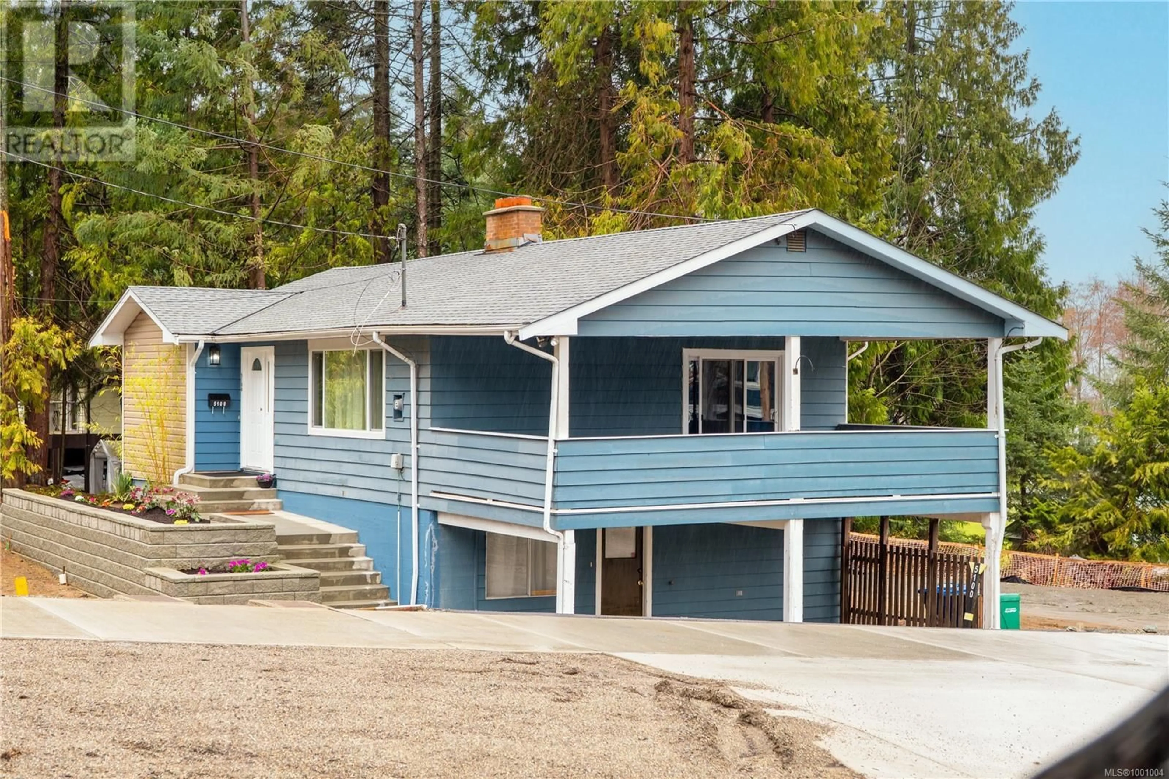Home with vinyl exterior material, street for 5037 RENEE PLACE, Nanaimo British Columbia V9T5B5