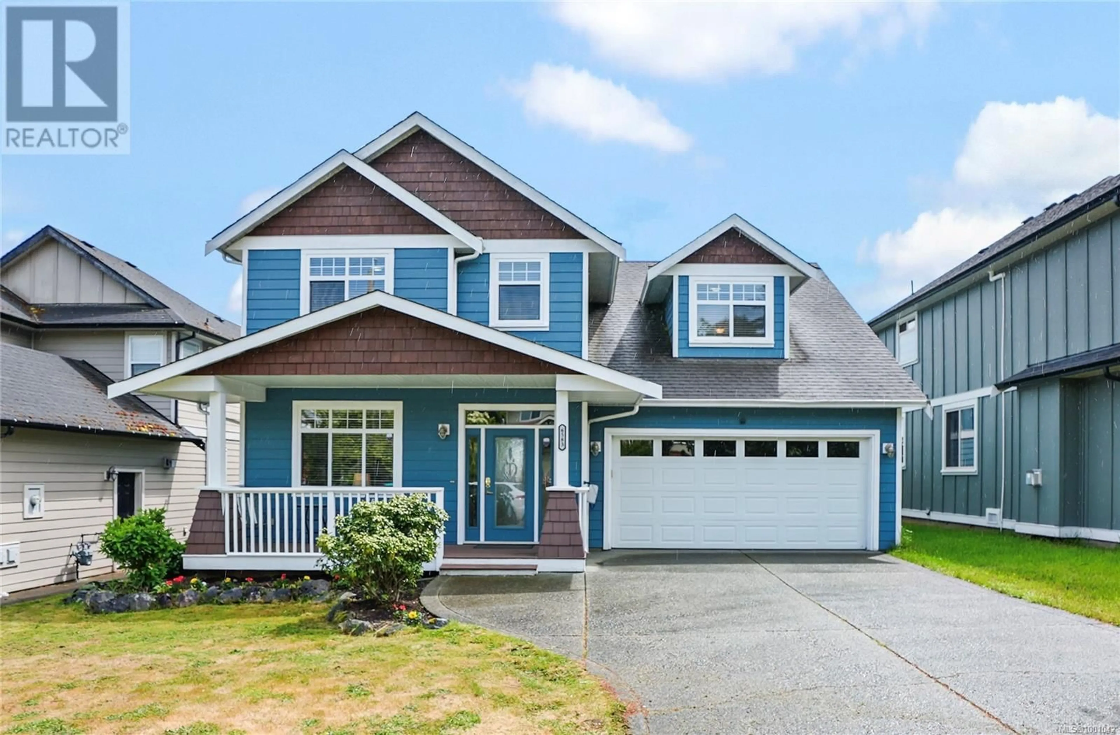 Home with vinyl exterior material, street for 6583 FELDERHOF ROAD, Sooke British Columbia V9Z0V8