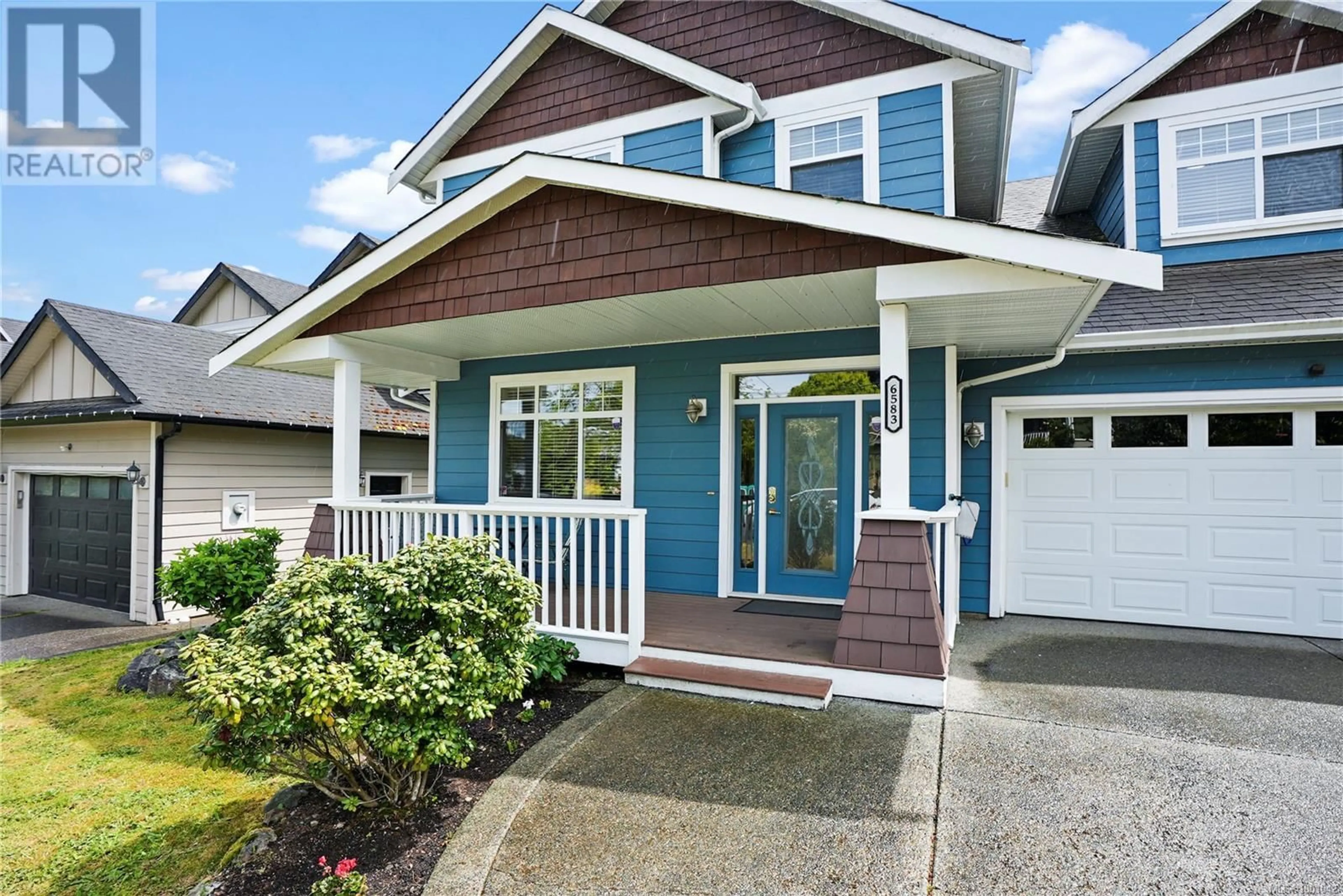 Home with vinyl exterior material, street for 6583 FELDERHOF ROAD, Sooke British Columbia V9Z0V8