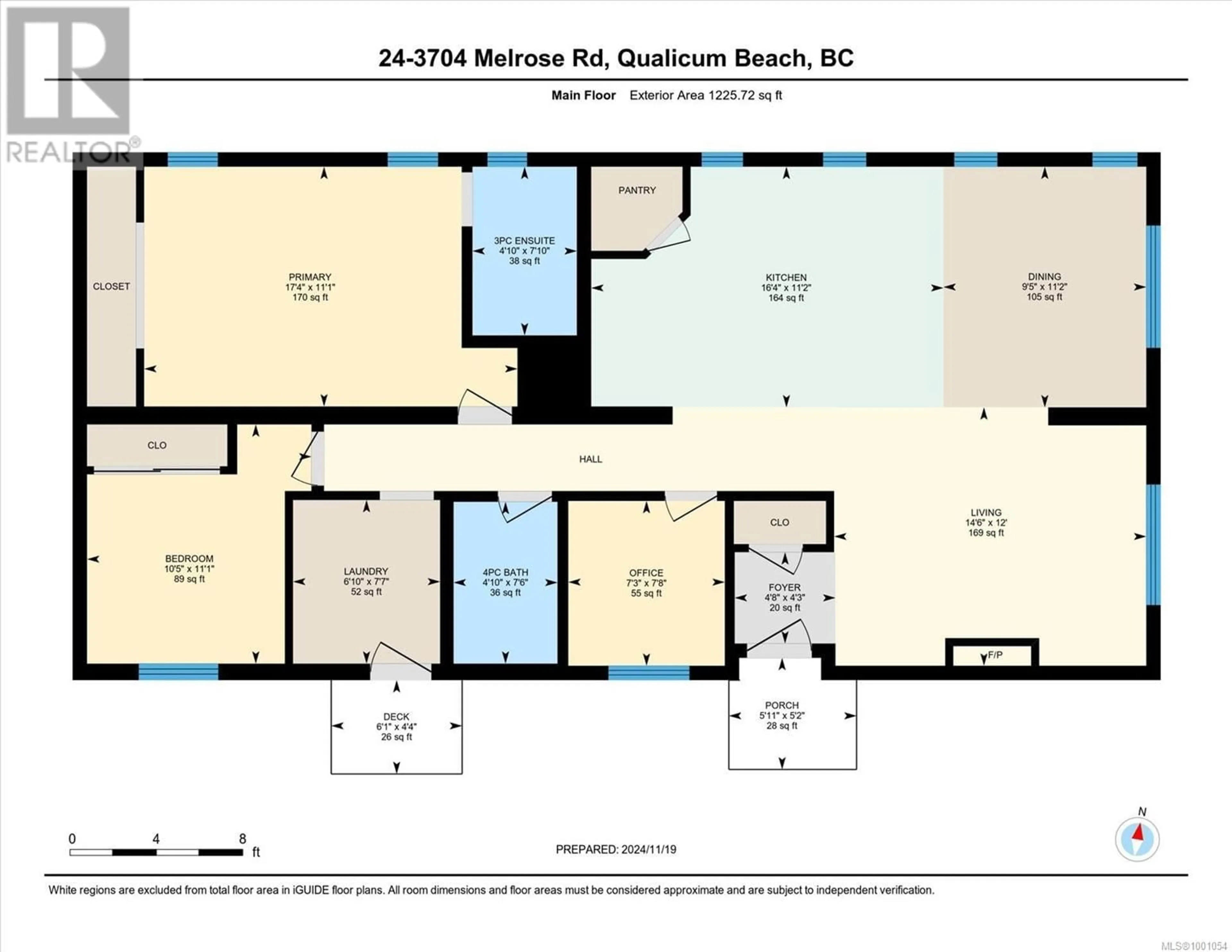 Floor plan for 24 - 3704 MELROSE ROAD, Whiskey Creek British Columbia V9K1V3