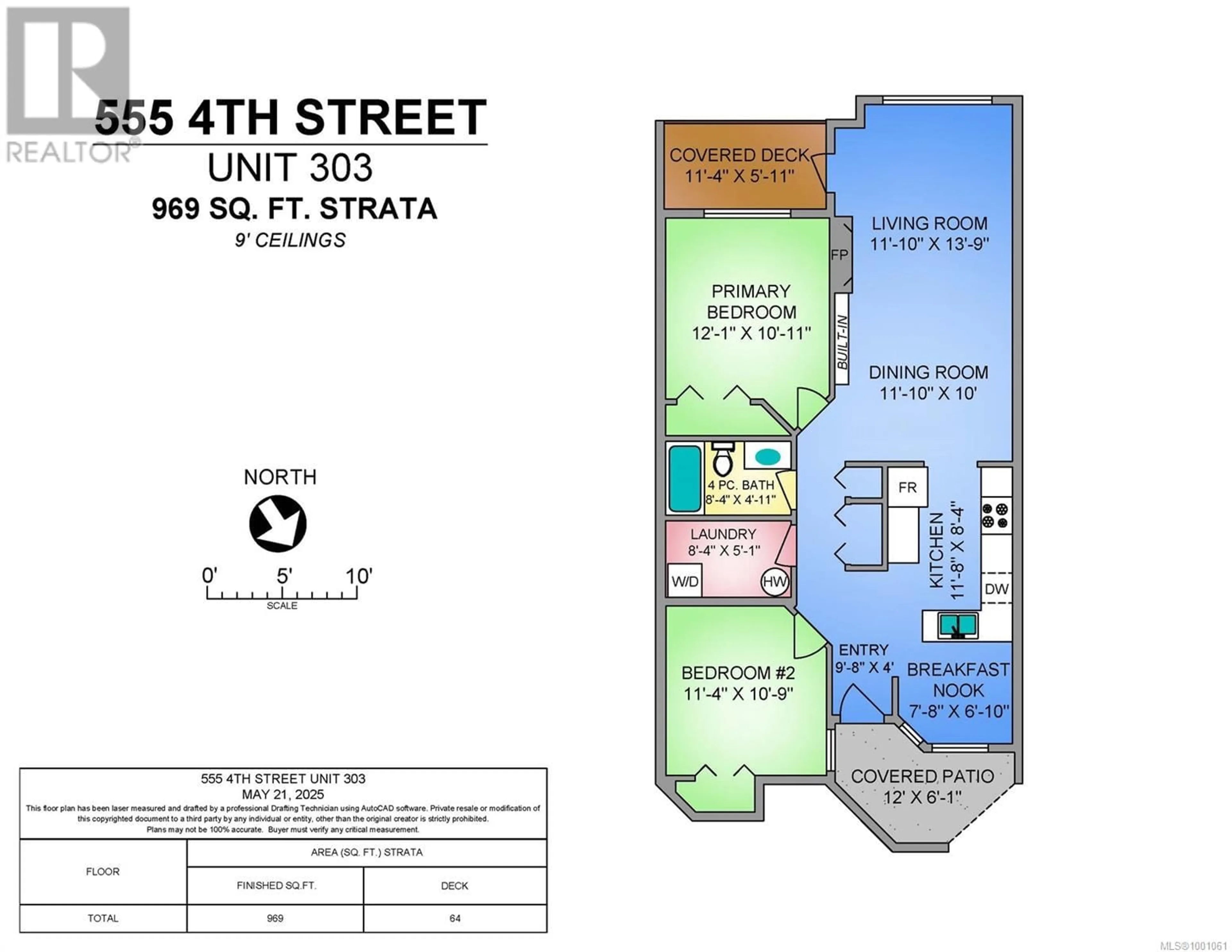 Floor plan for 303 - 555 4TH STREET, Courtenay British Columbia V9N1H3