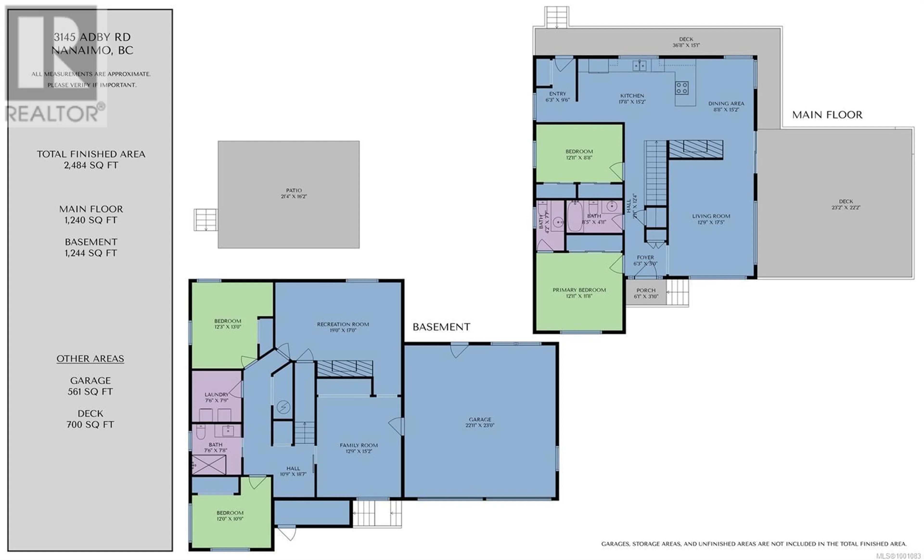 Floor plan for 3145 ADBY ROAD, Nanaimo British Columbia V9T2W3