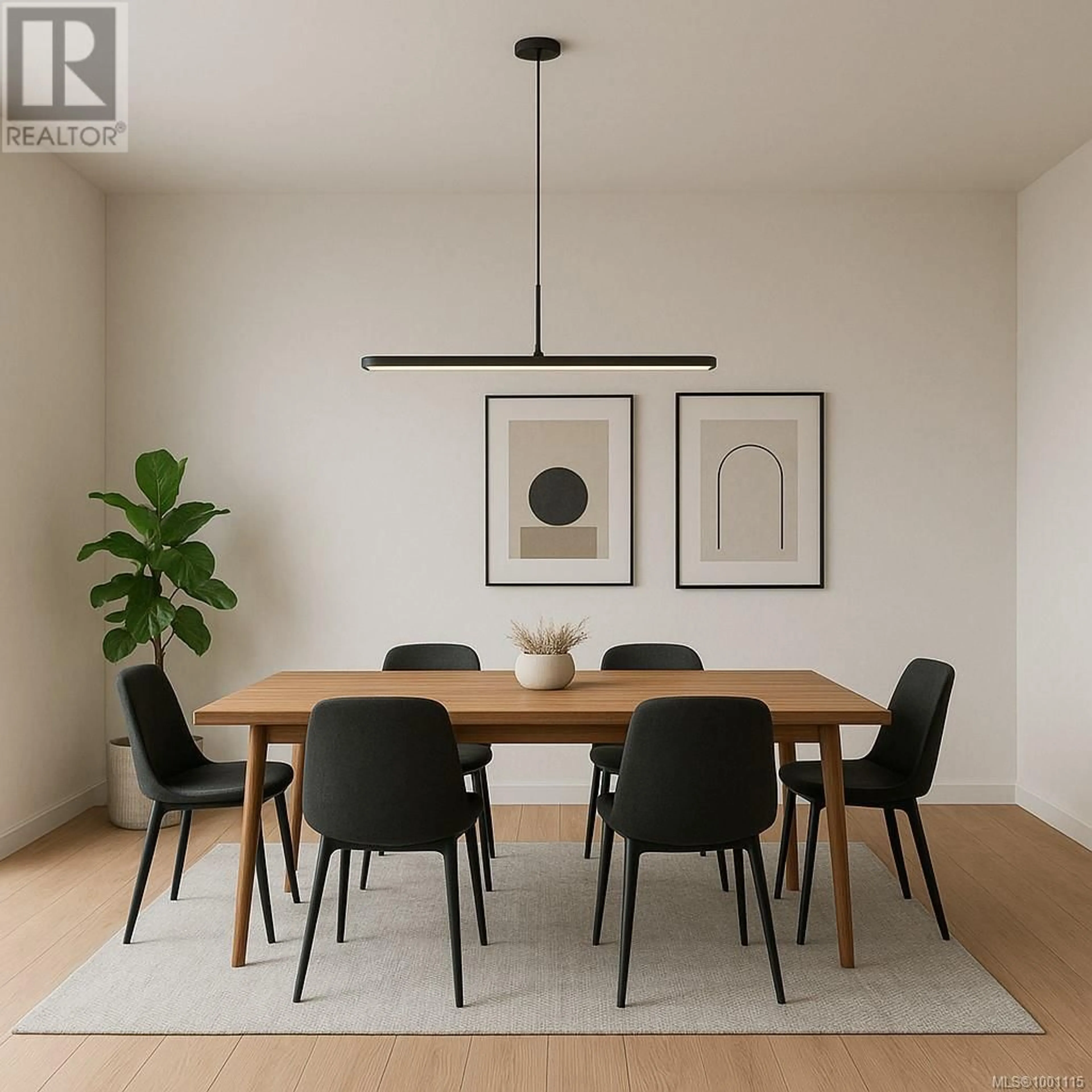Dining room, wood/laminate floor for 2 - 621 BROADWAY STREET, Saanich British Columbia V8Z2G5