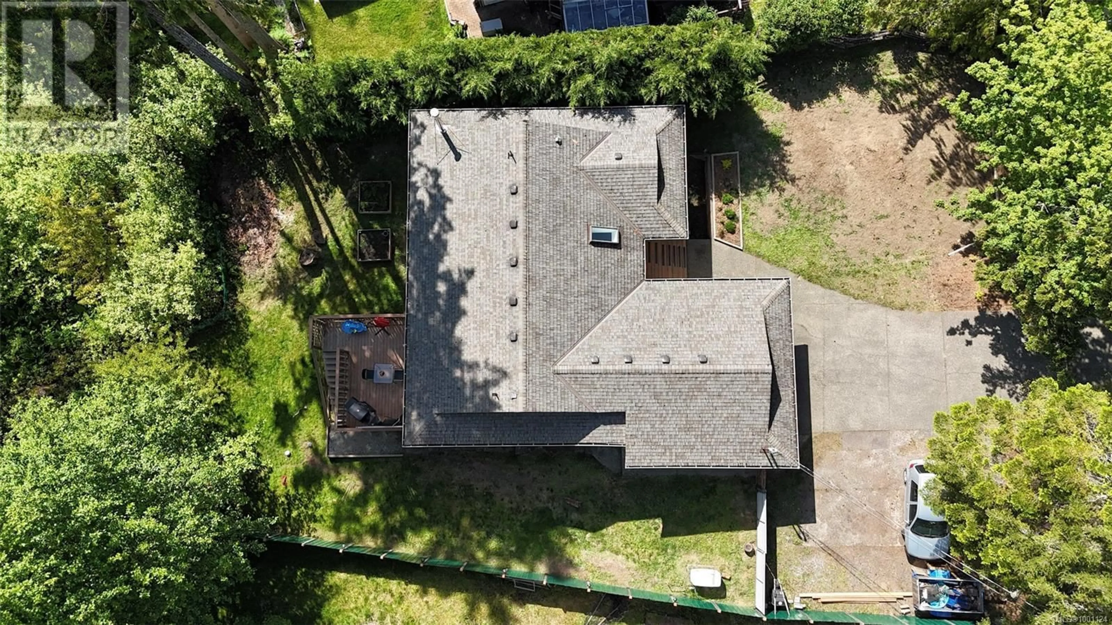 A pic from outside/outdoor area/front of a property/back of a property/a pic from drone, building for 2336 RAVENHILL ROAD, Shawnigan Lake British Columbia V0R2W1