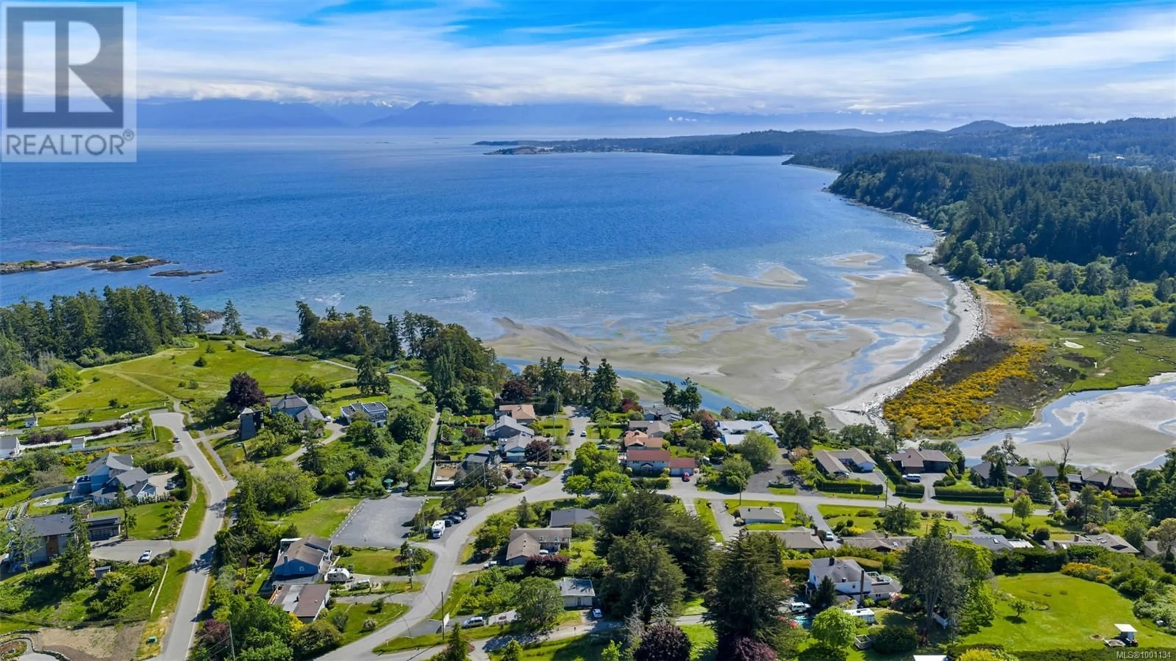 A pic from outside/outdoor area/front of a property/back of a property/a pic from drone, water/lake/river/ocean view for 3934 OLYMPIC VIEW DRIVE, Metchosin British Columbia V9C4B1