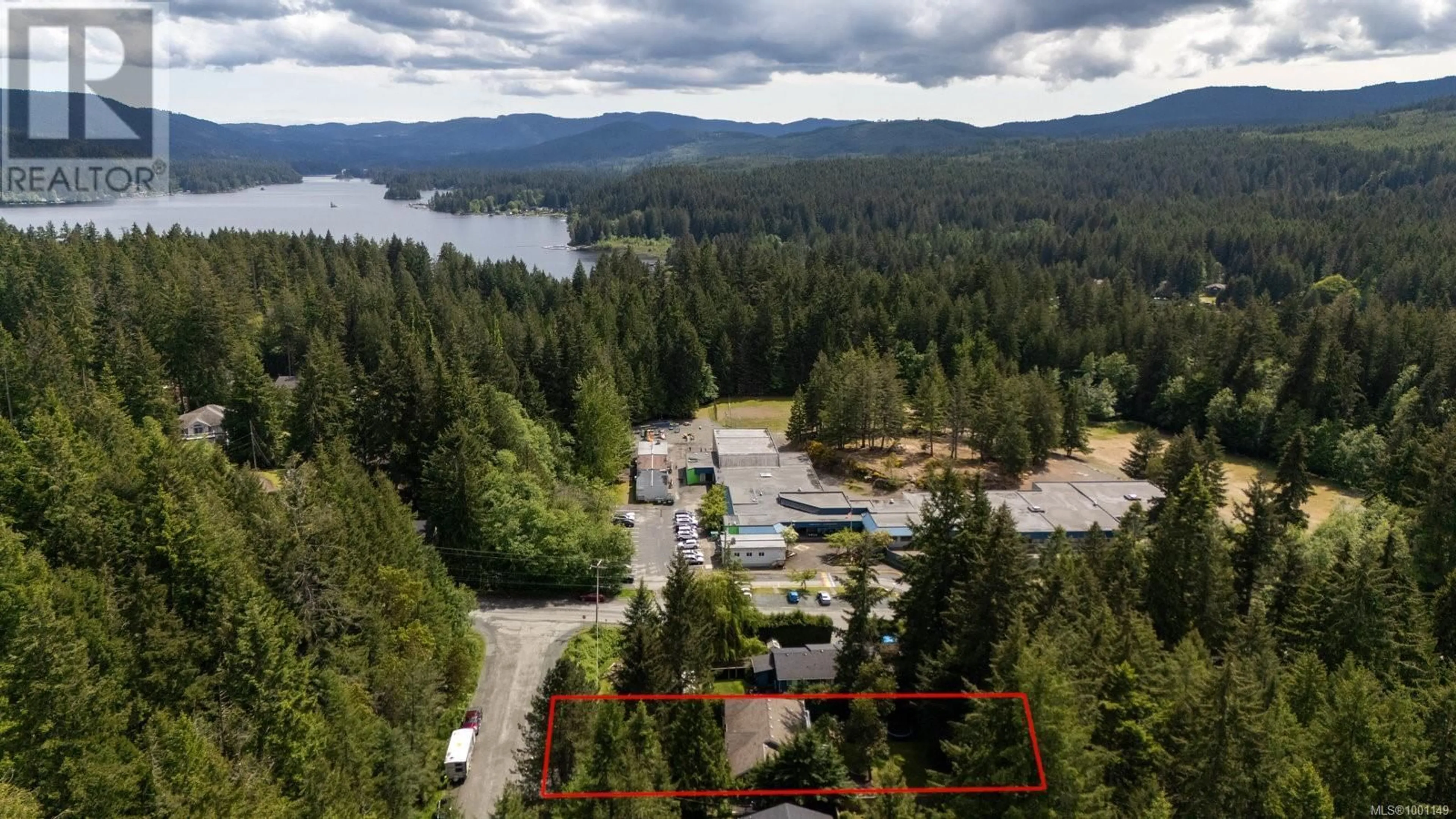 A pic from outside/outdoor area/front of a property/back of a property/a pic from drone, water/lake/river/ocean view for 2750 SCOBHAL ROAD, Shawnigan Lake British Columbia V0R2W1